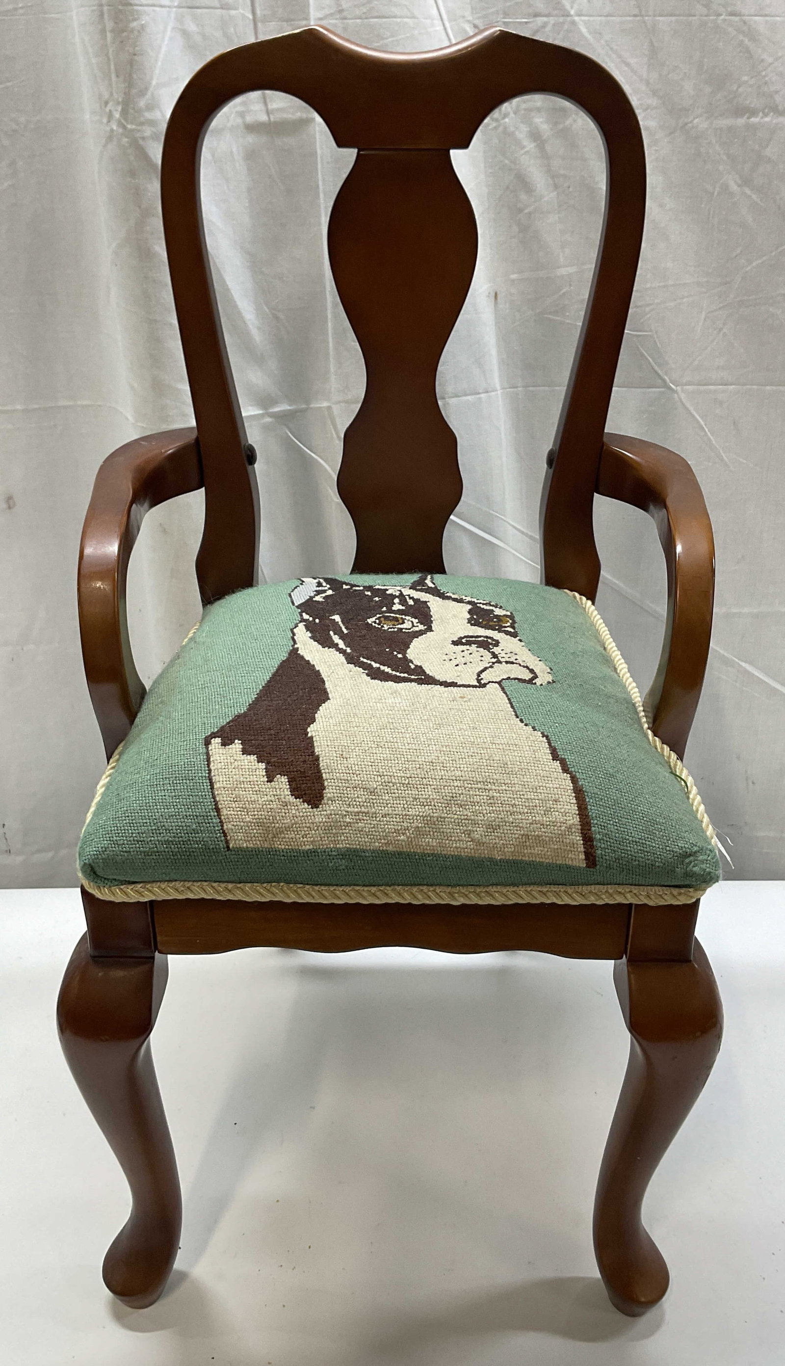 Vtg Queen Anne Style Childs Armchair Thailand (1 of 13)