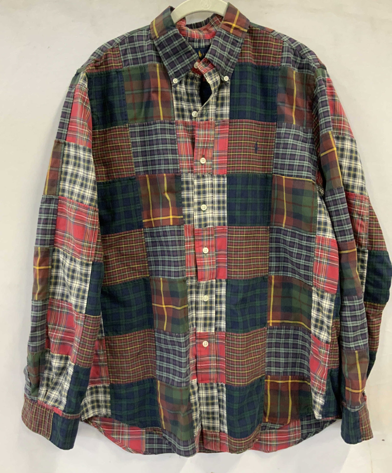 Vntg Ralph Lauren Patchwork button up shirt (1 of 6)