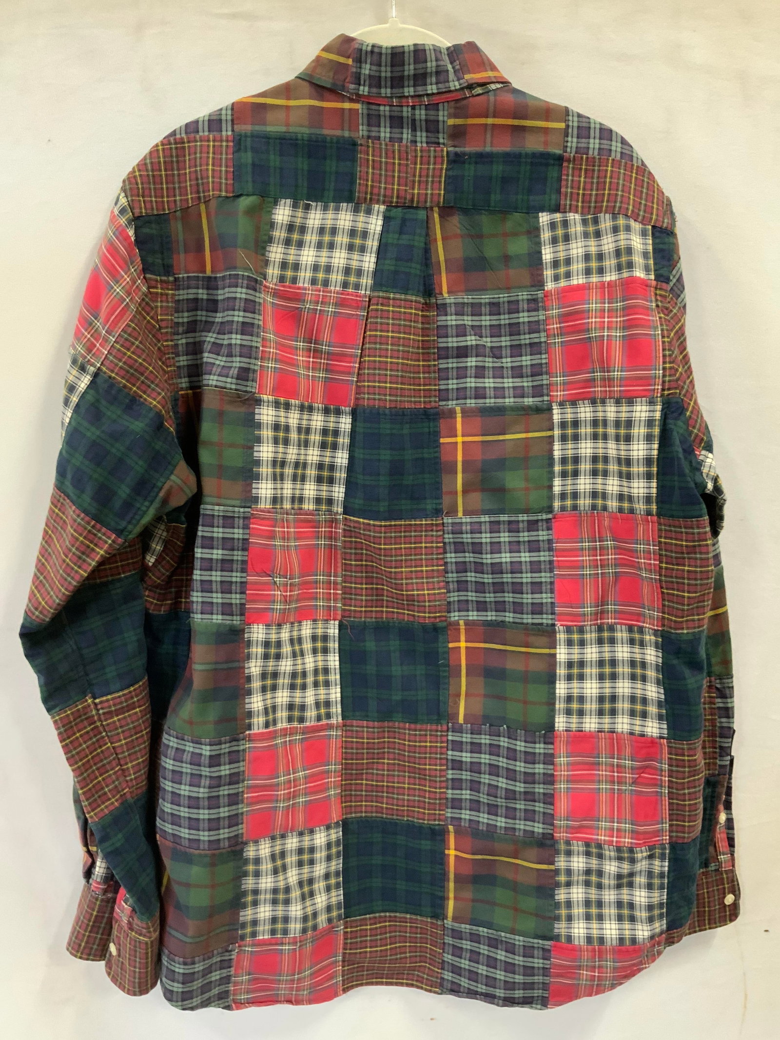Vntg Ralph Lauren Patchwork button up shirt - 2