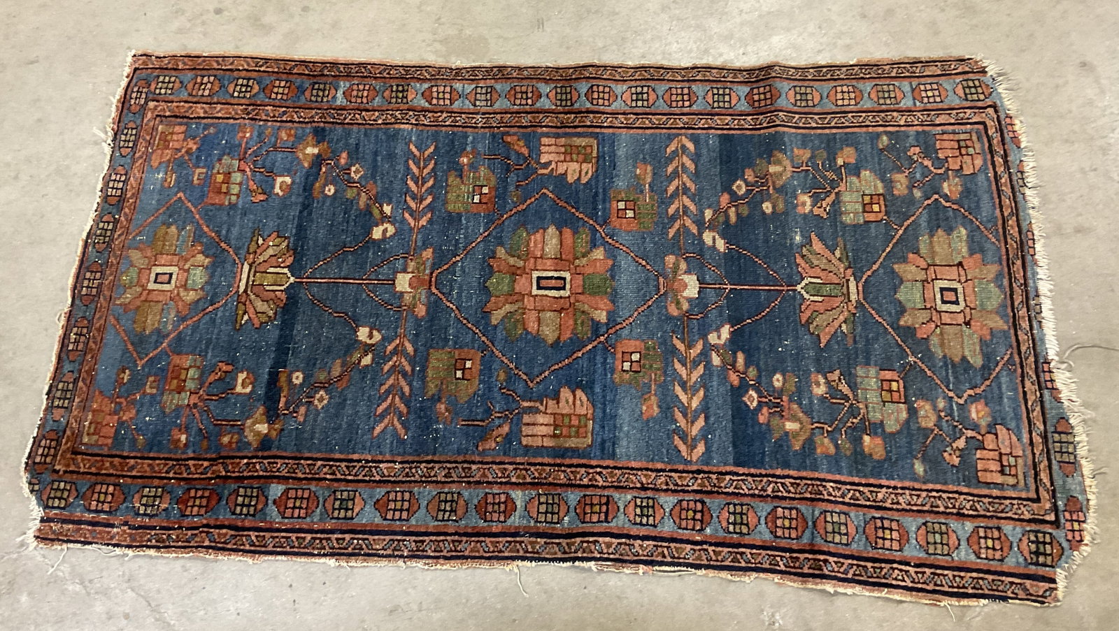 VINTAGE Persian Village Hand-Knotted Wool Rug (1 of 8)