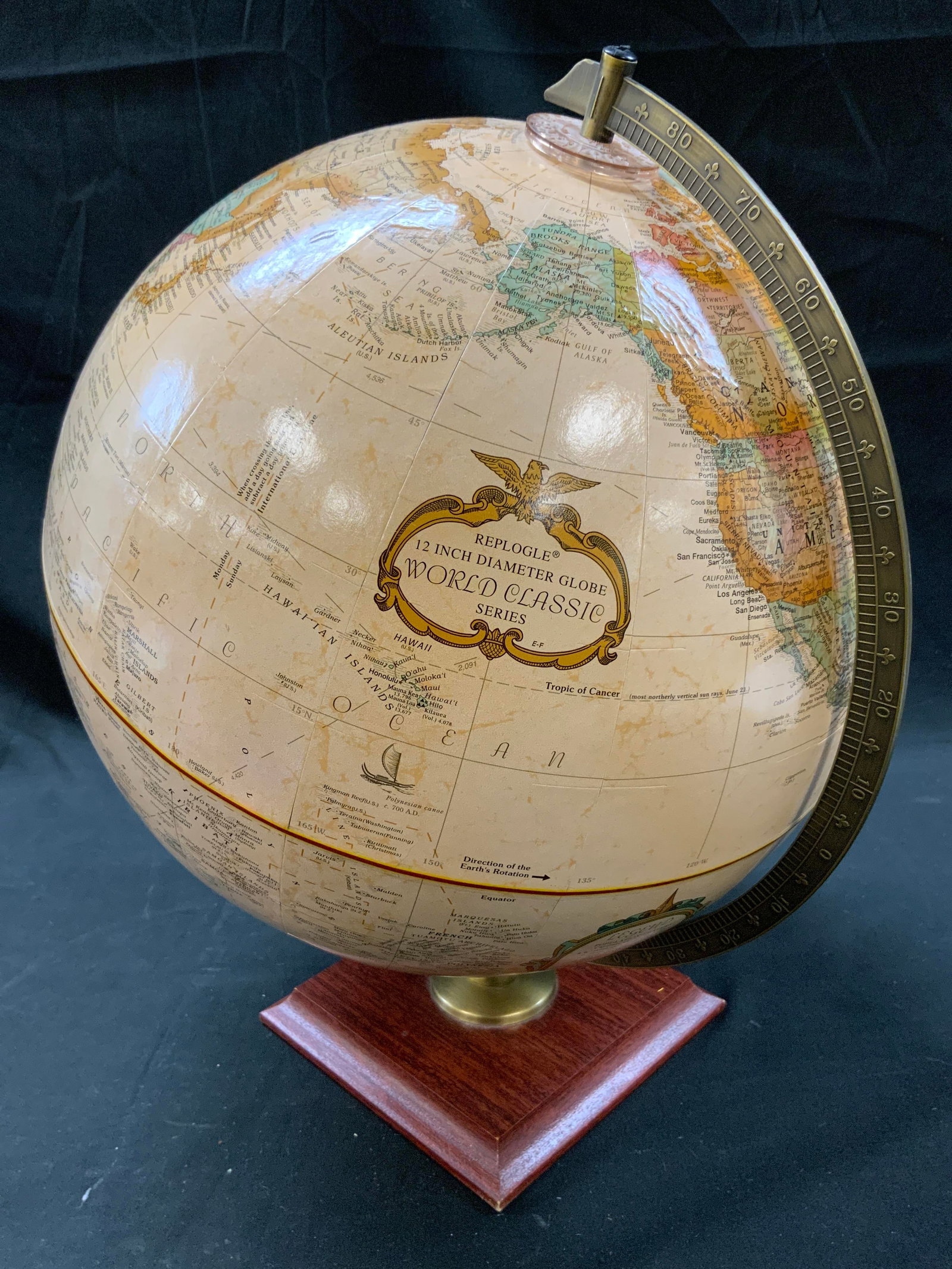 Vtg REPLOGLE World Classic Desktop Globe (1 of 8)