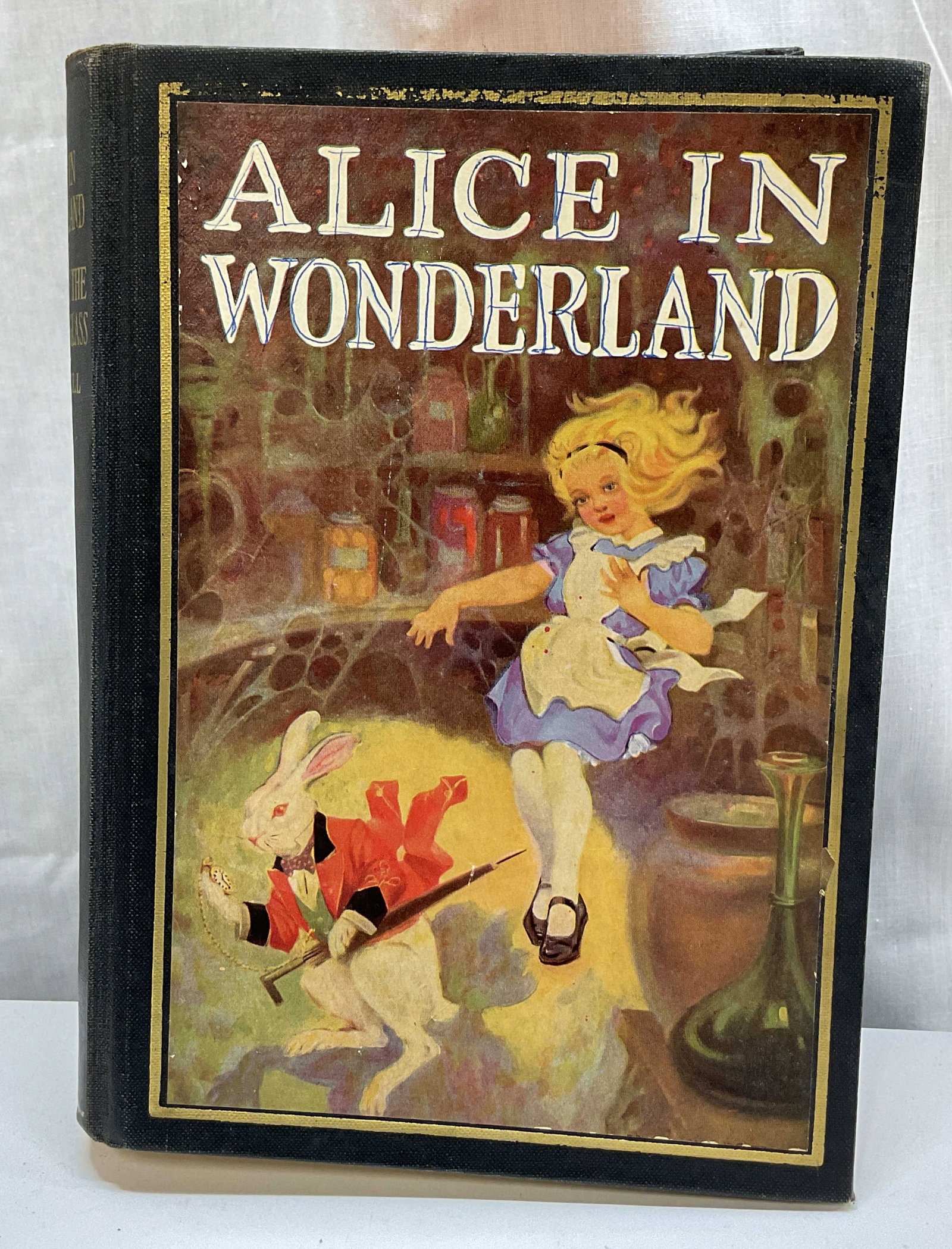 Antq 1923 Alice In Wonderland Illus Bk Carroll+ (1 of 10)