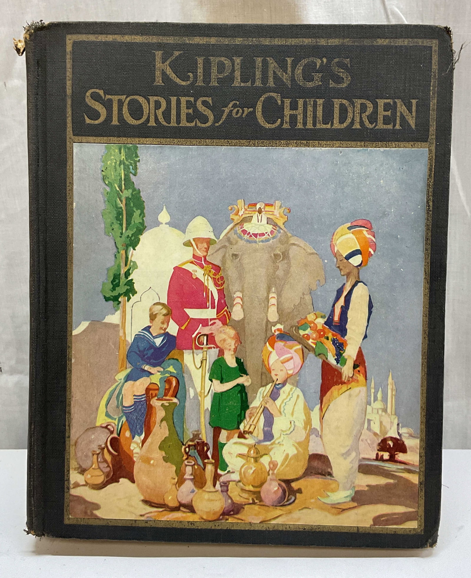 Antq 1928 Kiplings Stories For Children Illus Bk+ (1 of 10)