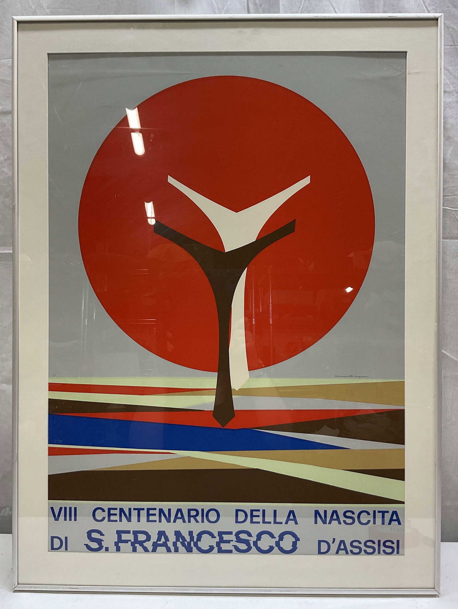 SGND St Francesco DAssisi Framed Screen Print