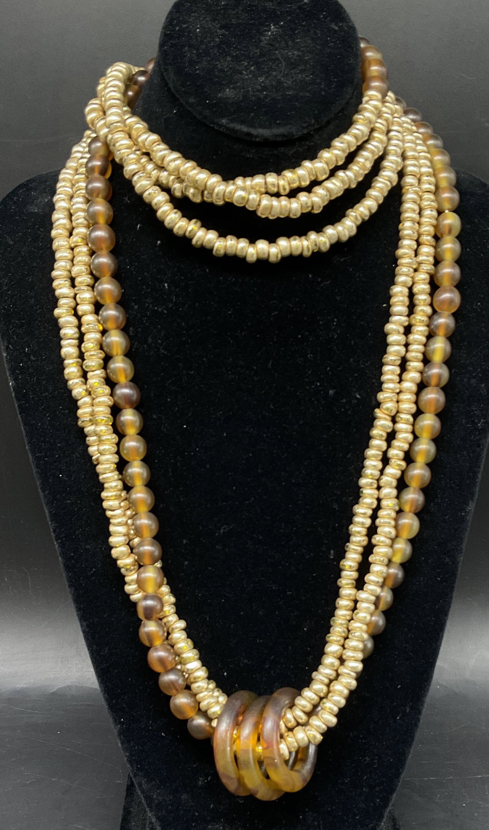 Joan & David Multi-Strand Beaded Necklace (1 of 6)
