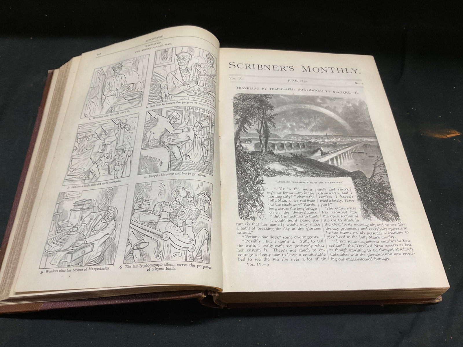 Lt4 ANTIQUE ILLUS Scribners+ Magazines - 10