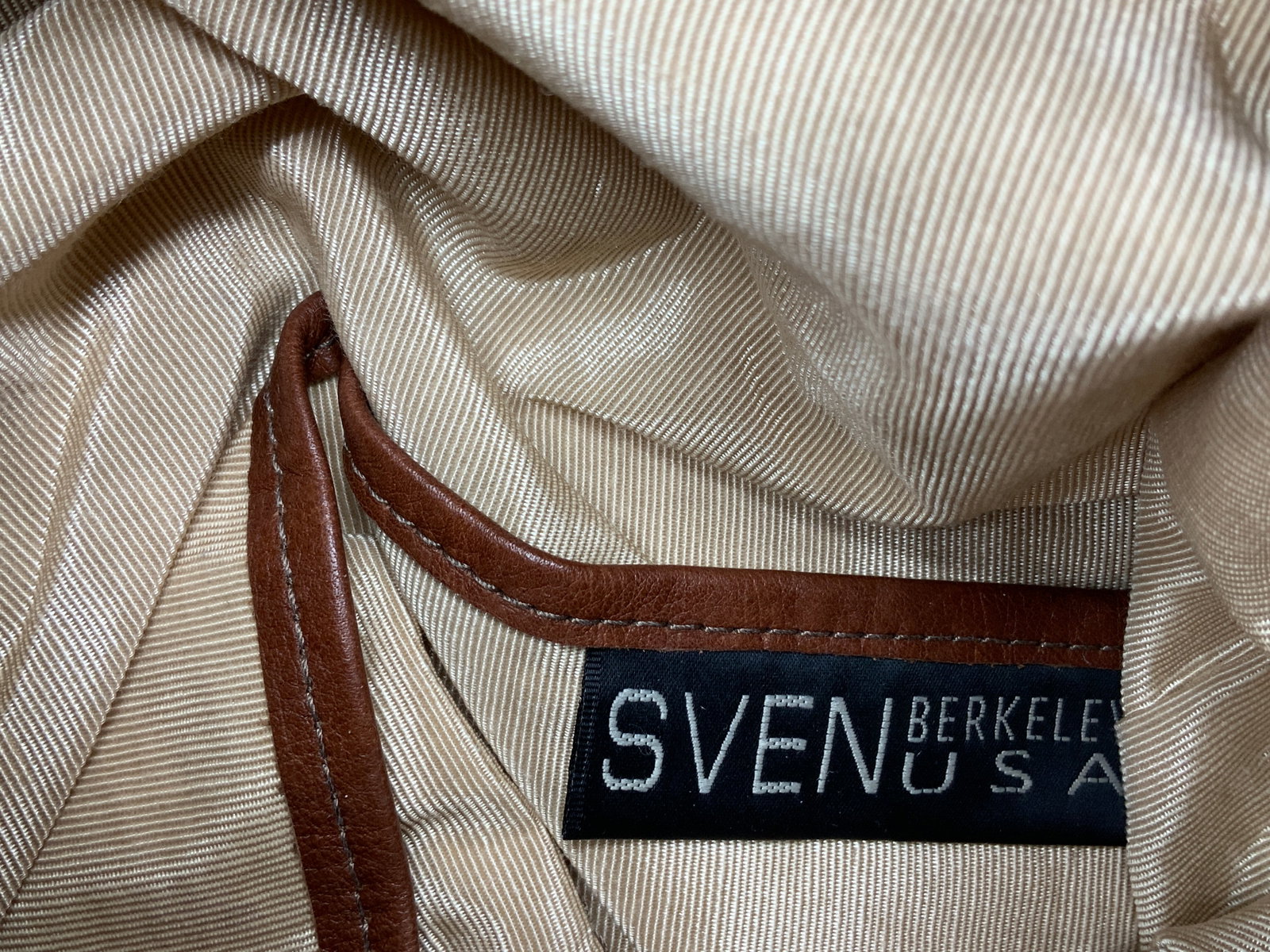 Sven Berkeley Brown Leather Backpack USA - 5