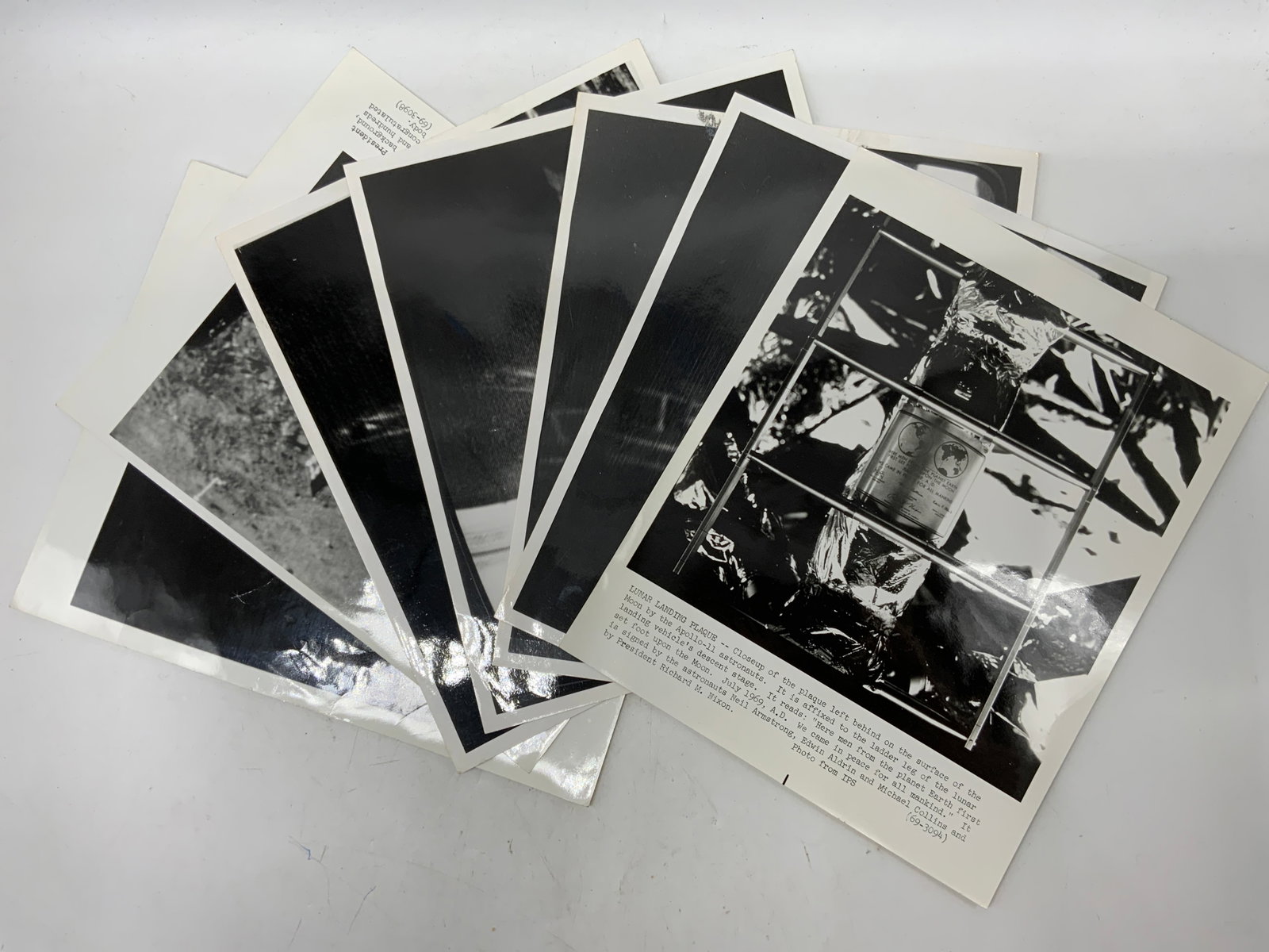 Lt7 Vtg 1969 Apollo 11 NASA Press Photos (1 of 13)