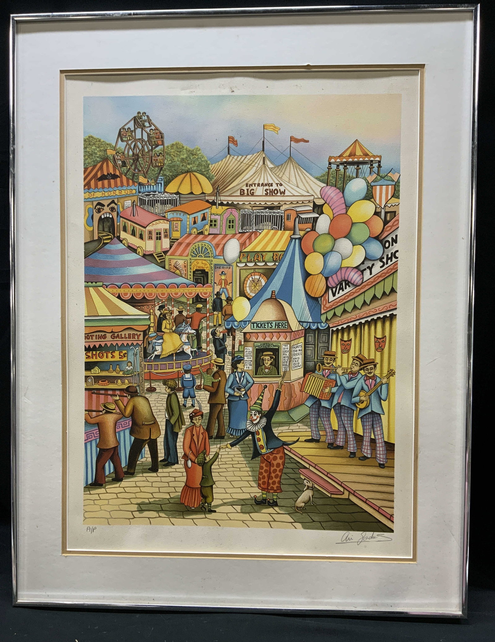 Sgnd At The Fair Lithograph, Framed (1 of 12)