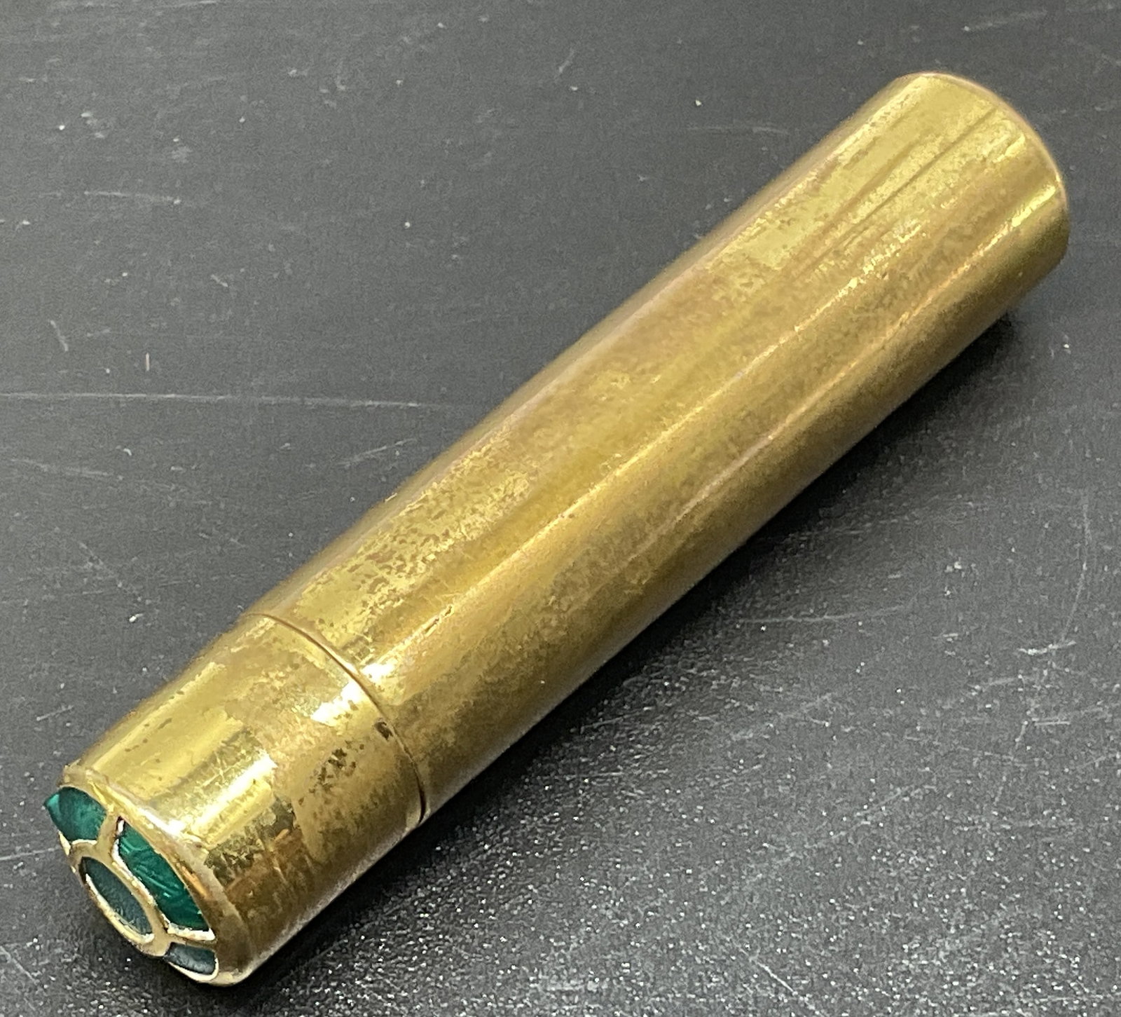 ANTQ Guilloche Cap Gold-Toned Pencil Lead Tube (1 of 6)