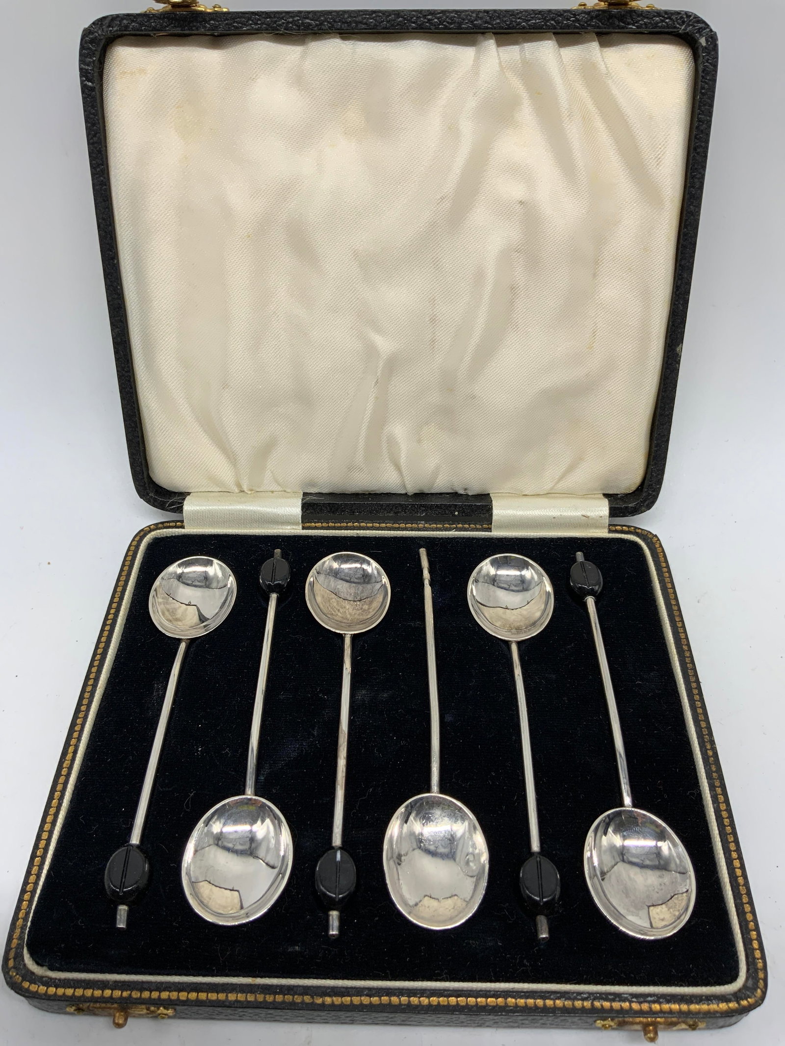 Set6 1933 AP&Co. Sterling Silver Spoons, UK (1 of 7)