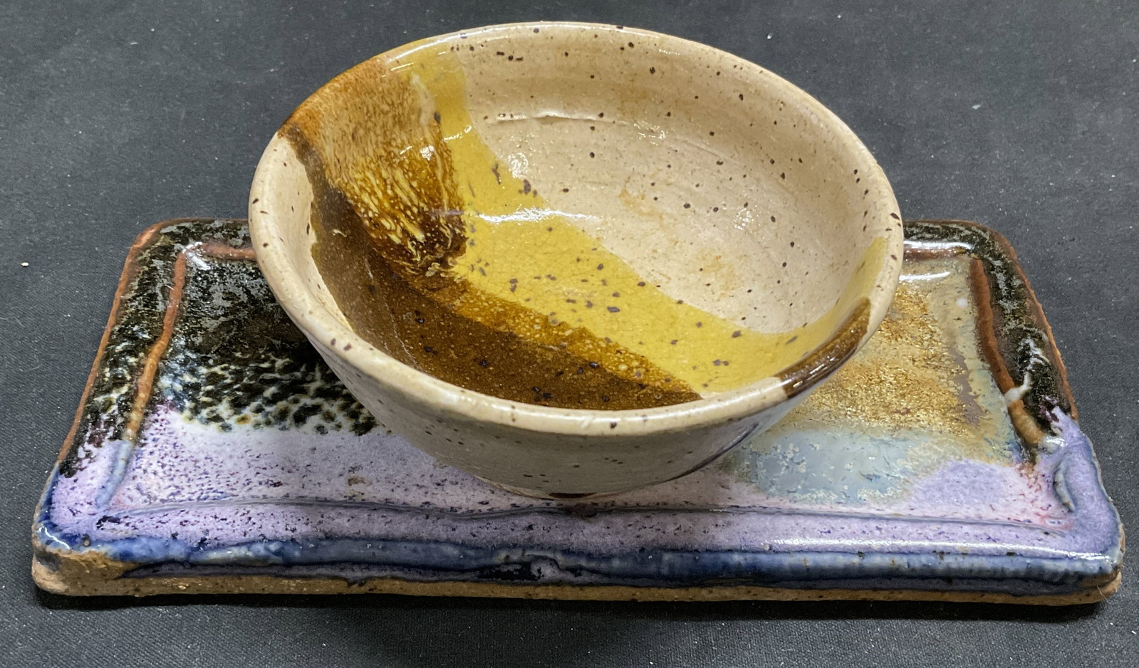 VTG SGND Handmade Studio Pottery Sushi Set (1 of 6)