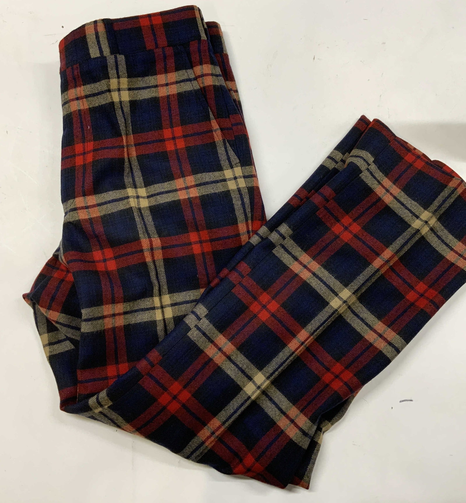Vntg Scottish Tartan by Corbin pants 1970s USA (1 of 6)