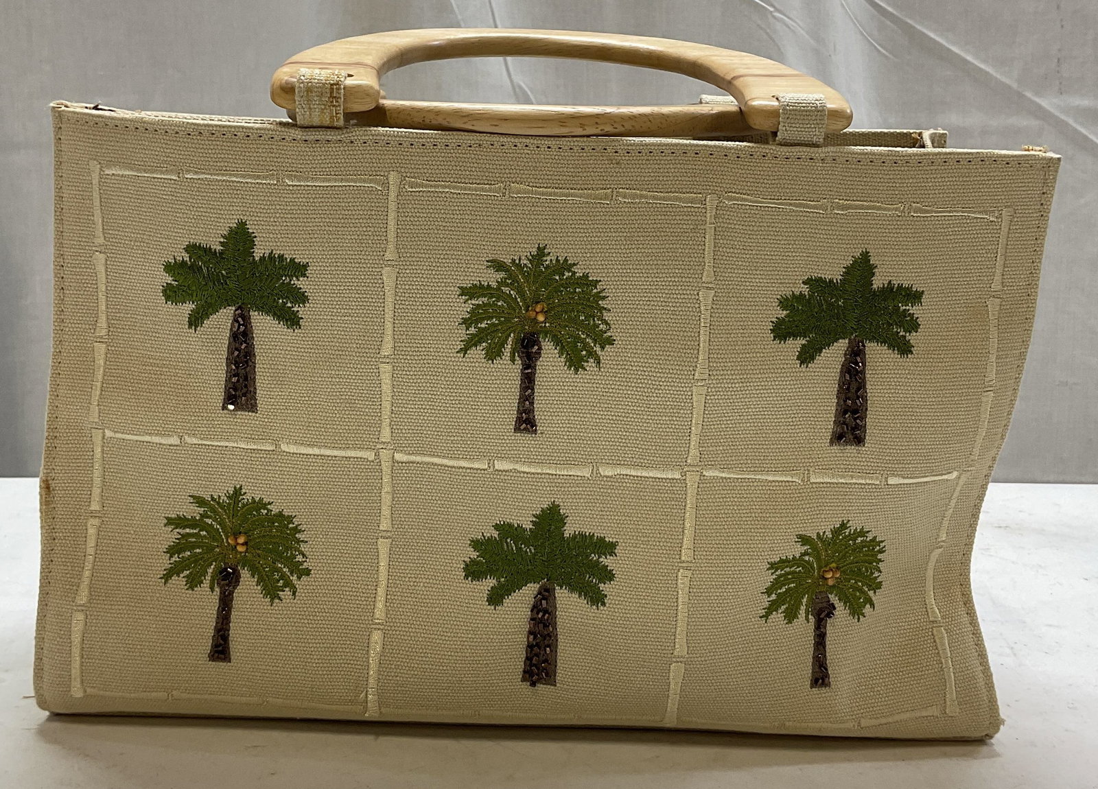 Tianni Canvas Palm Tree Purse (1 of 8)