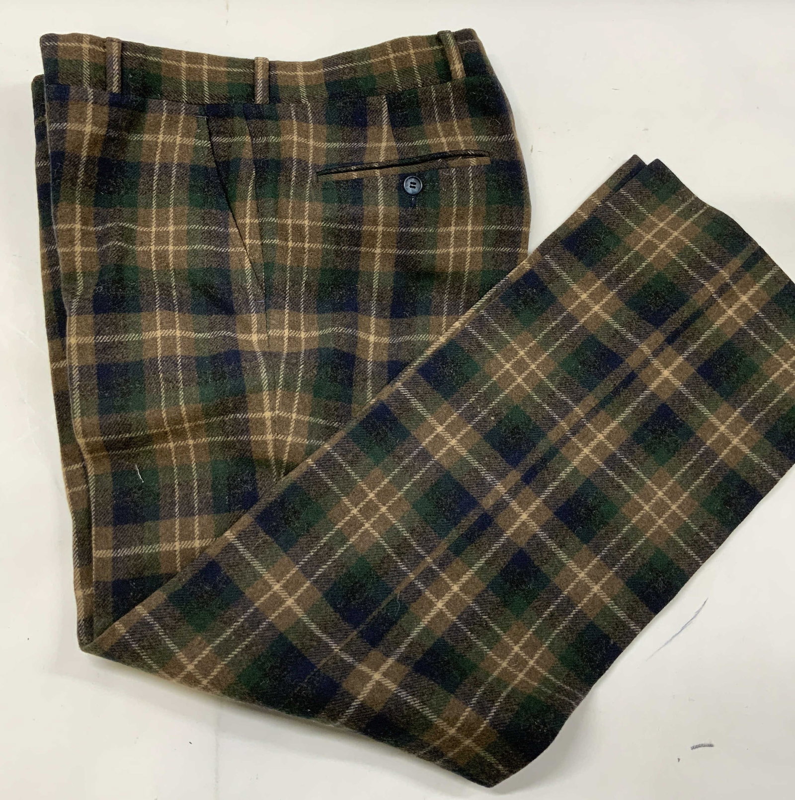 Vntg Scottish Tartans by Corbin wool plaid pants (1 of 6)