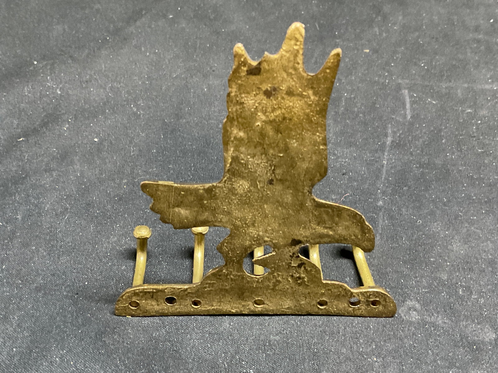VTG Solid Brass Bald Eagle Key Rack - 3