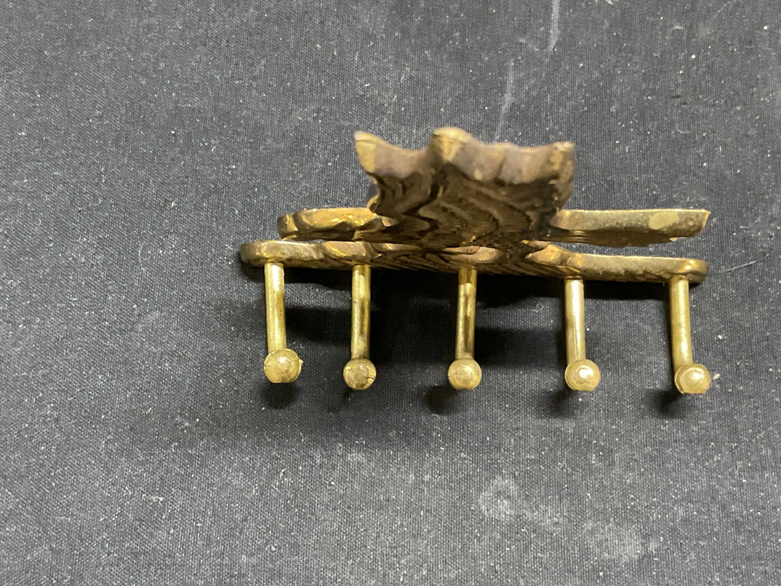 VTG Solid Brass Bald Eagle Key Rack - 6