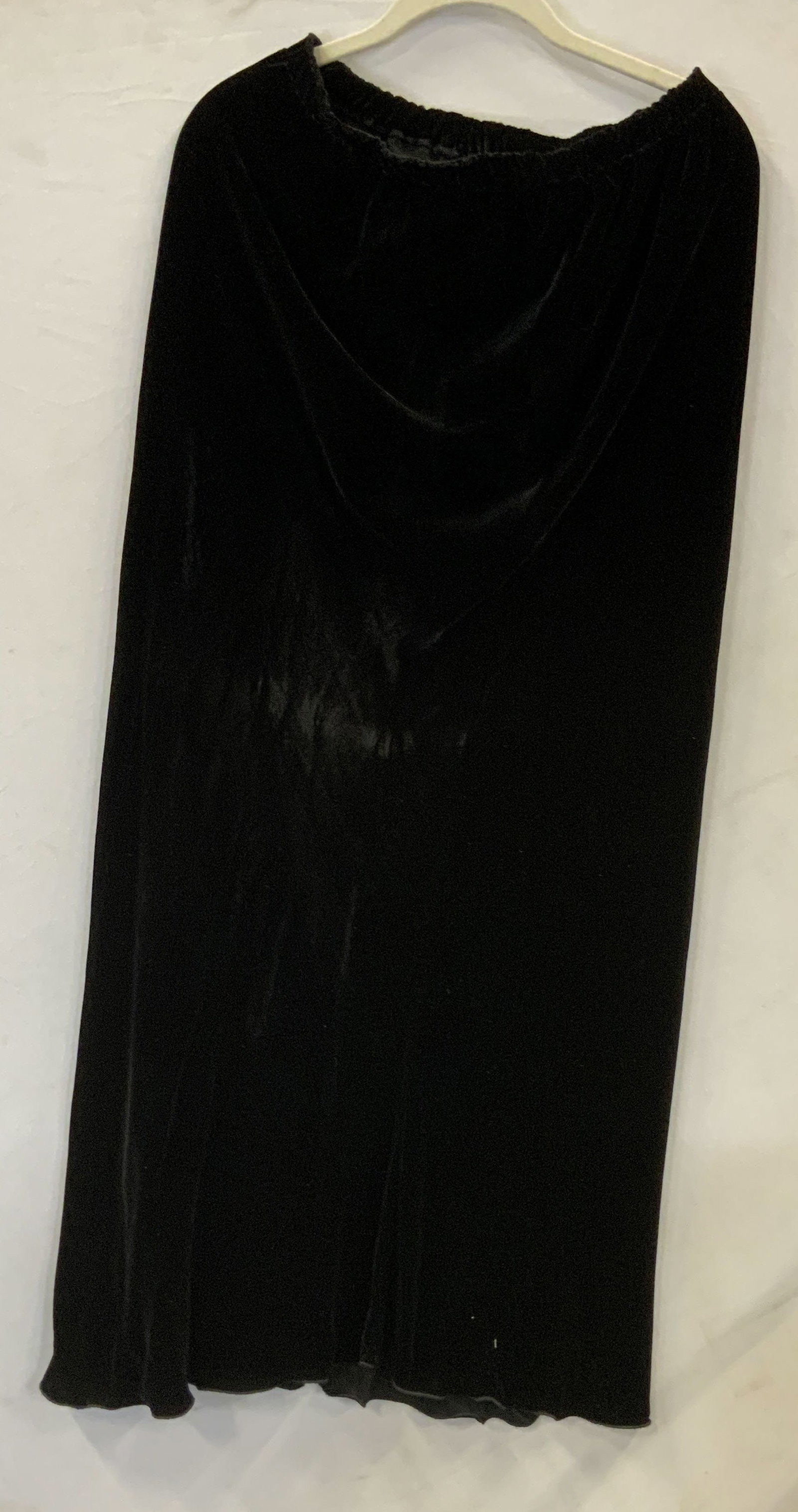 Vntg Maria Pinto velvet skirt (1 of 6)