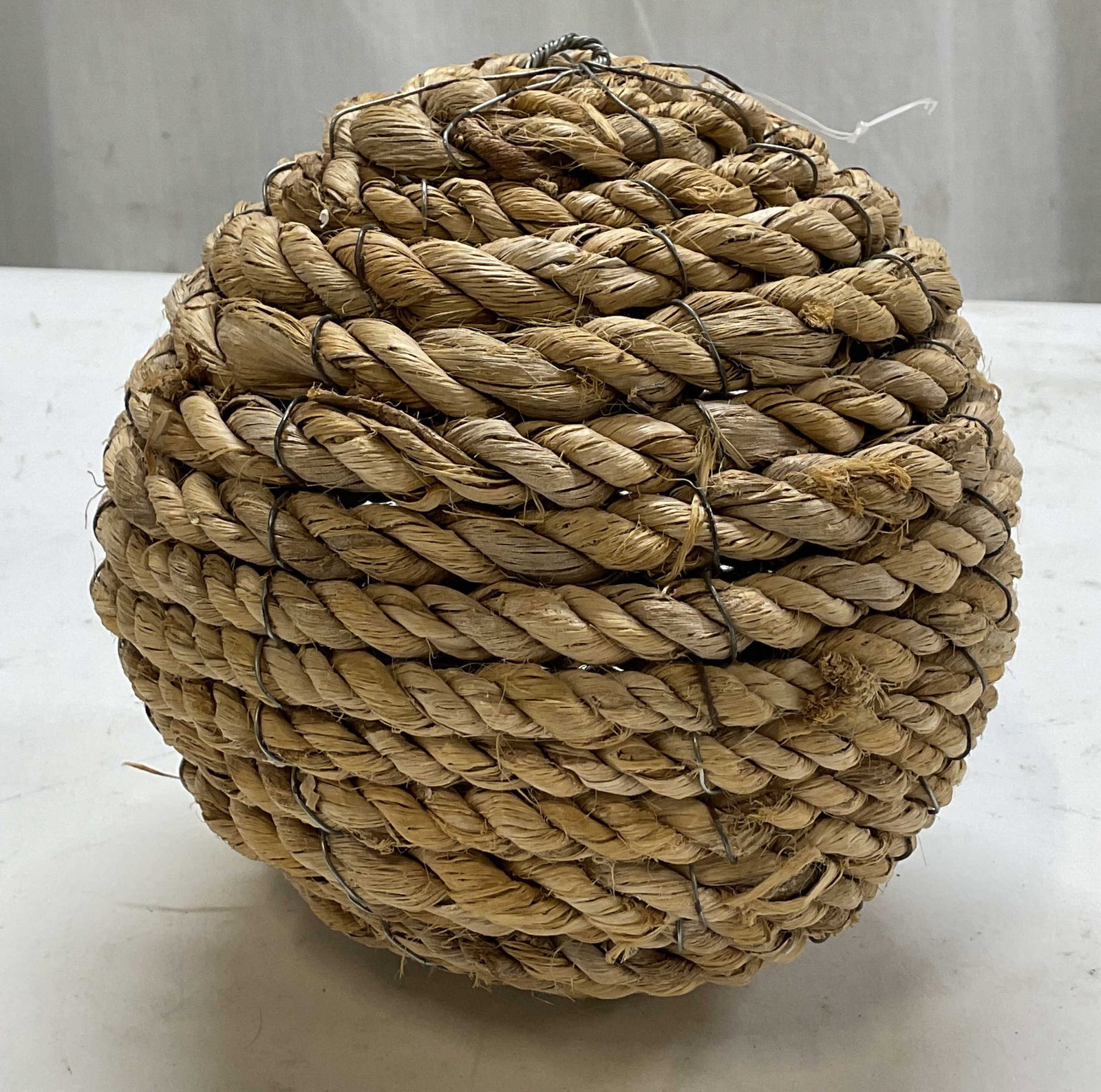 Woven Seagrass Ball Tabletop Decor (1 of 6)