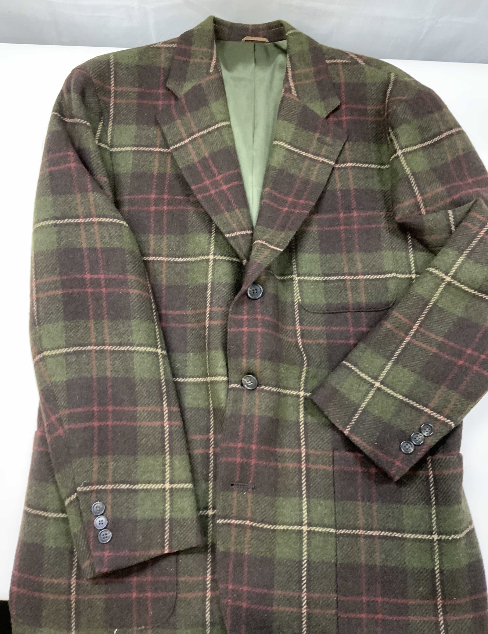 Vntg J.Crew wool plaid blazer. (1 of 6)