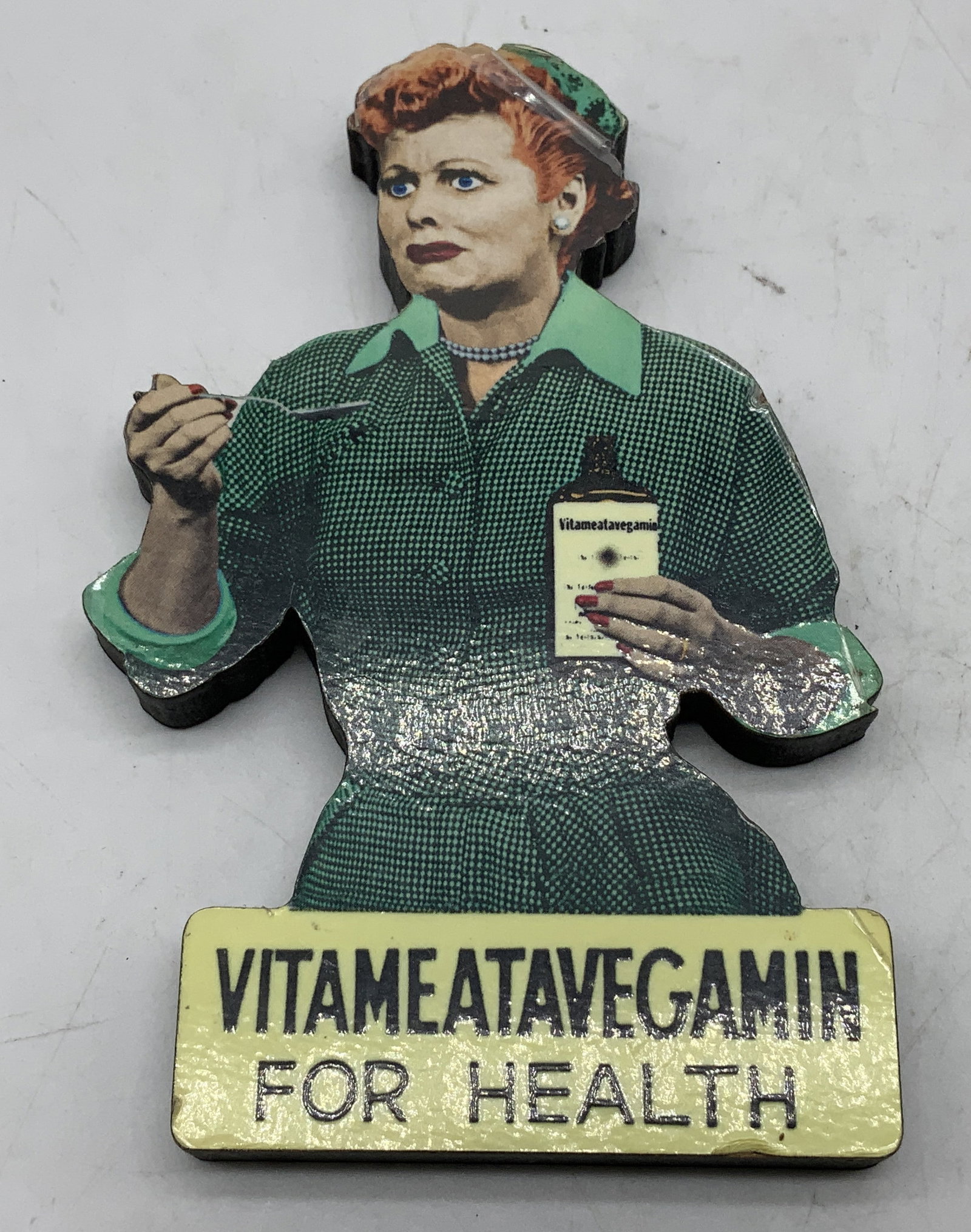I Love Lucy Vitameatavegamin Wood Magnet CANADA (1 of 6)