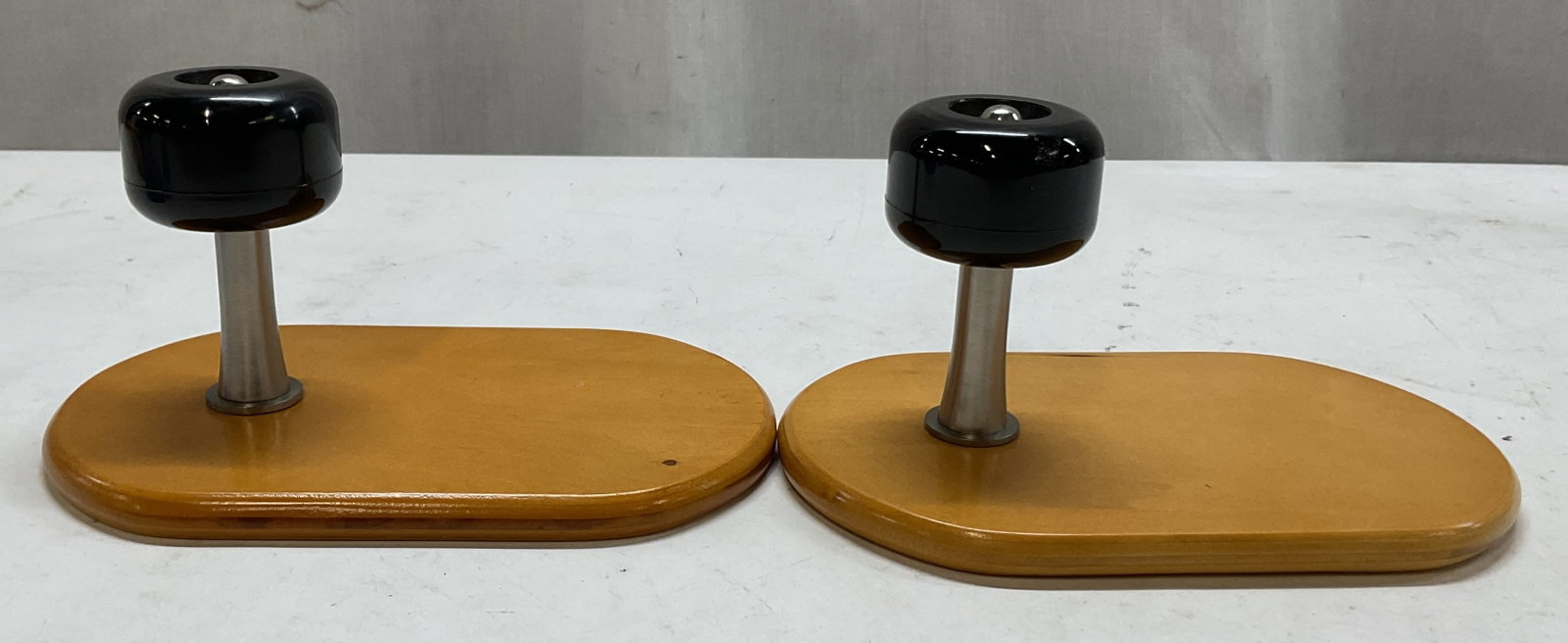Pair Vintage Wooden Round Wall Hook (1 of 7)