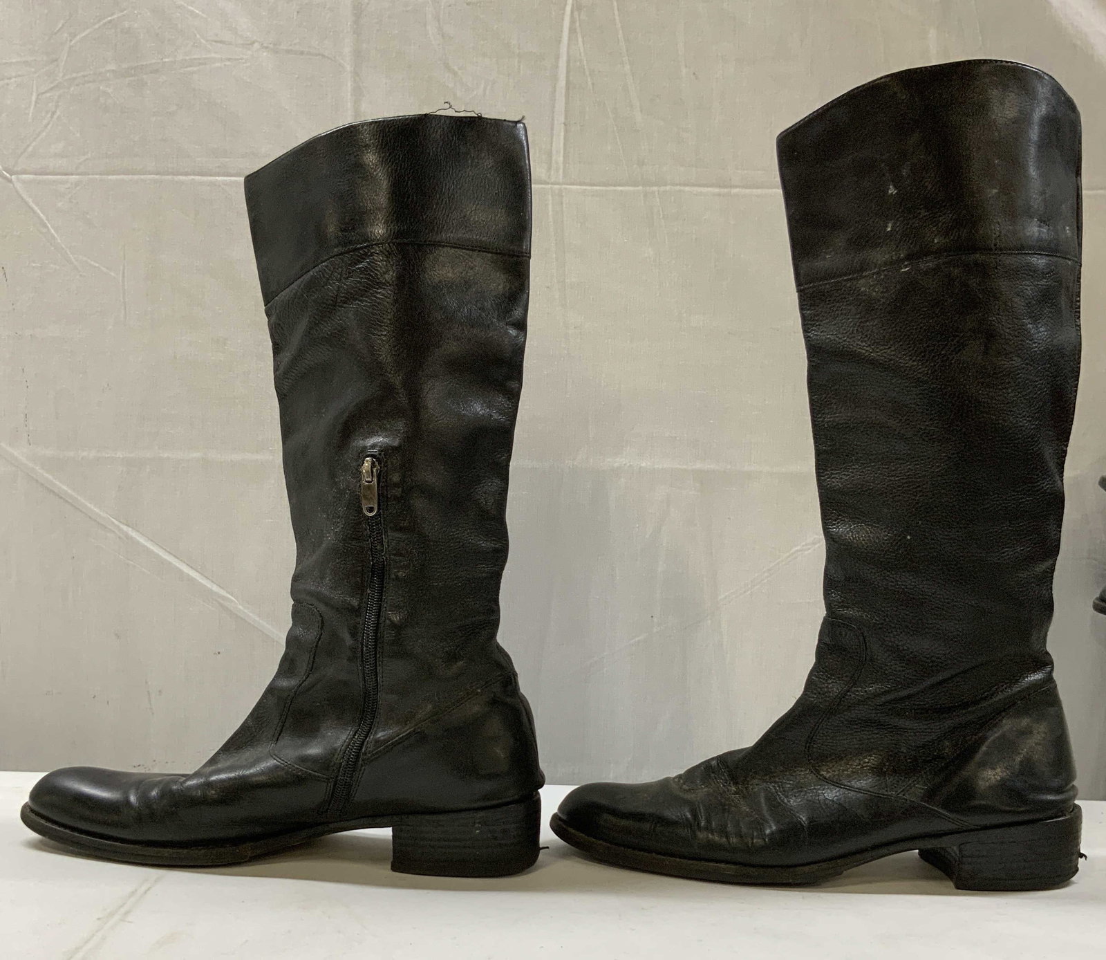 Vntg Joan&David leather riding boots, Italy (1 of 7)
