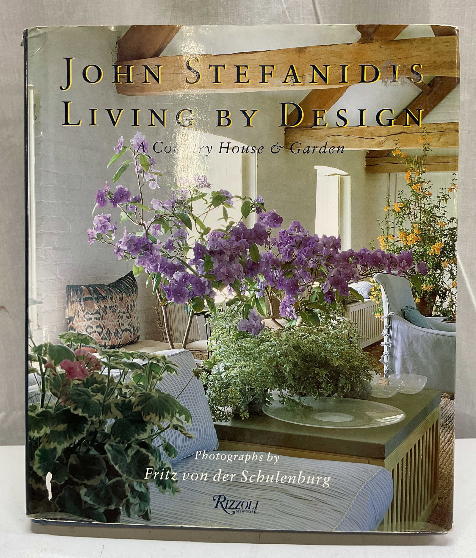 1997 SGND Living By Design Illus Bk Stefanidis: Living By Design Ideas For Interiors & Gardens by John Stefanidis. Text by Susanna Moore. Photographs by Fritz Von Der Schulenburg. Published by Rizzoli, 1997. Signed by author. Hard cover book with