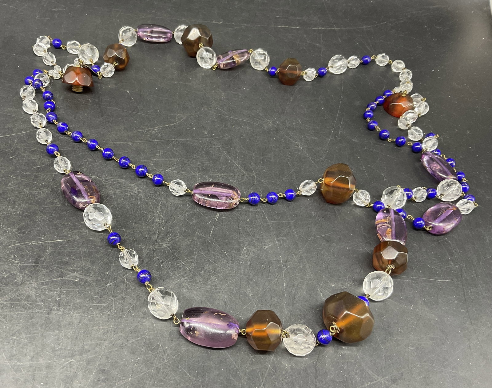 VTG Joan Rivers Multi-Strand Glass Beaded Necklace (1 of 6)