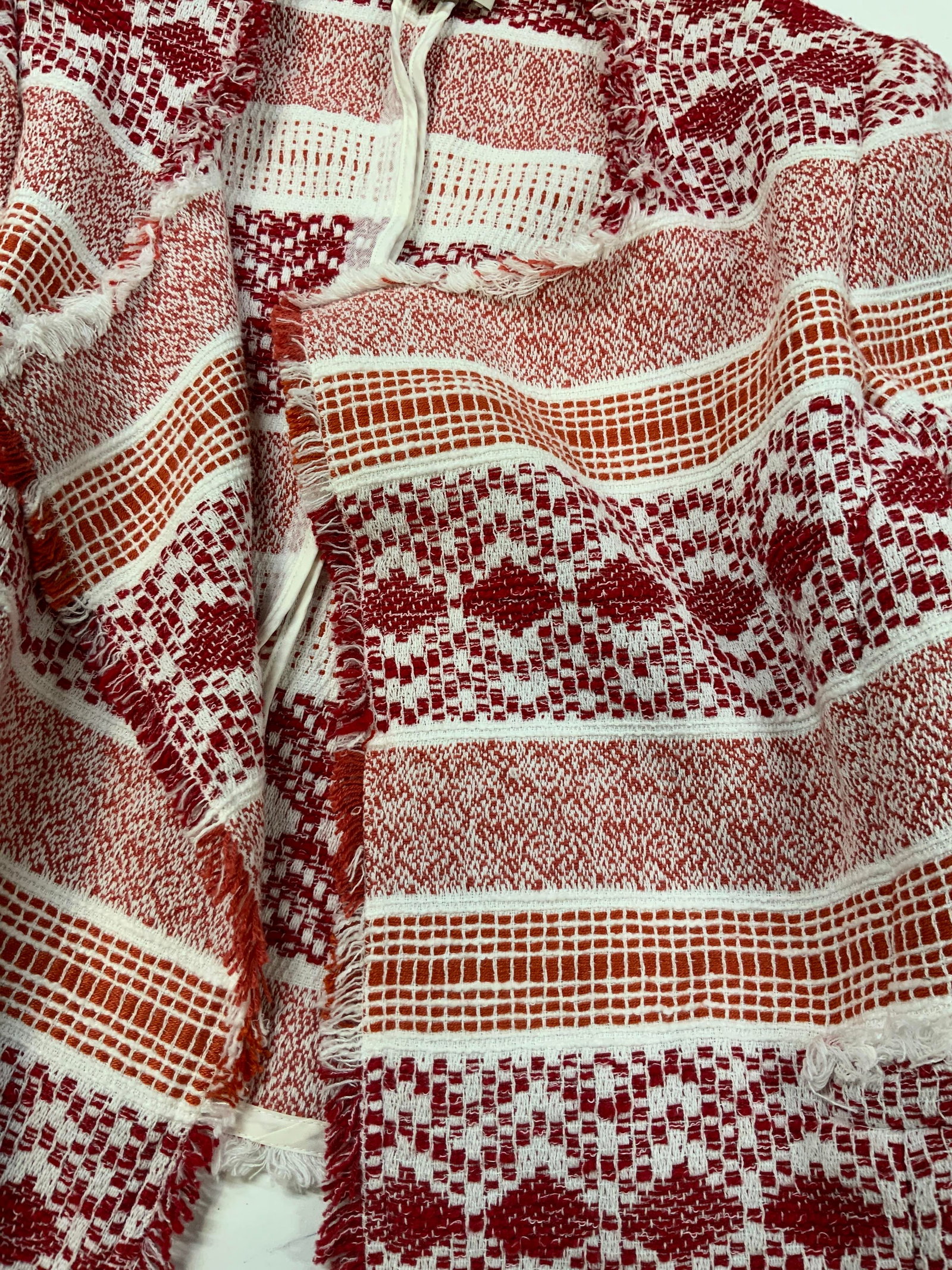 LOFT open front tweed jacket. - 3