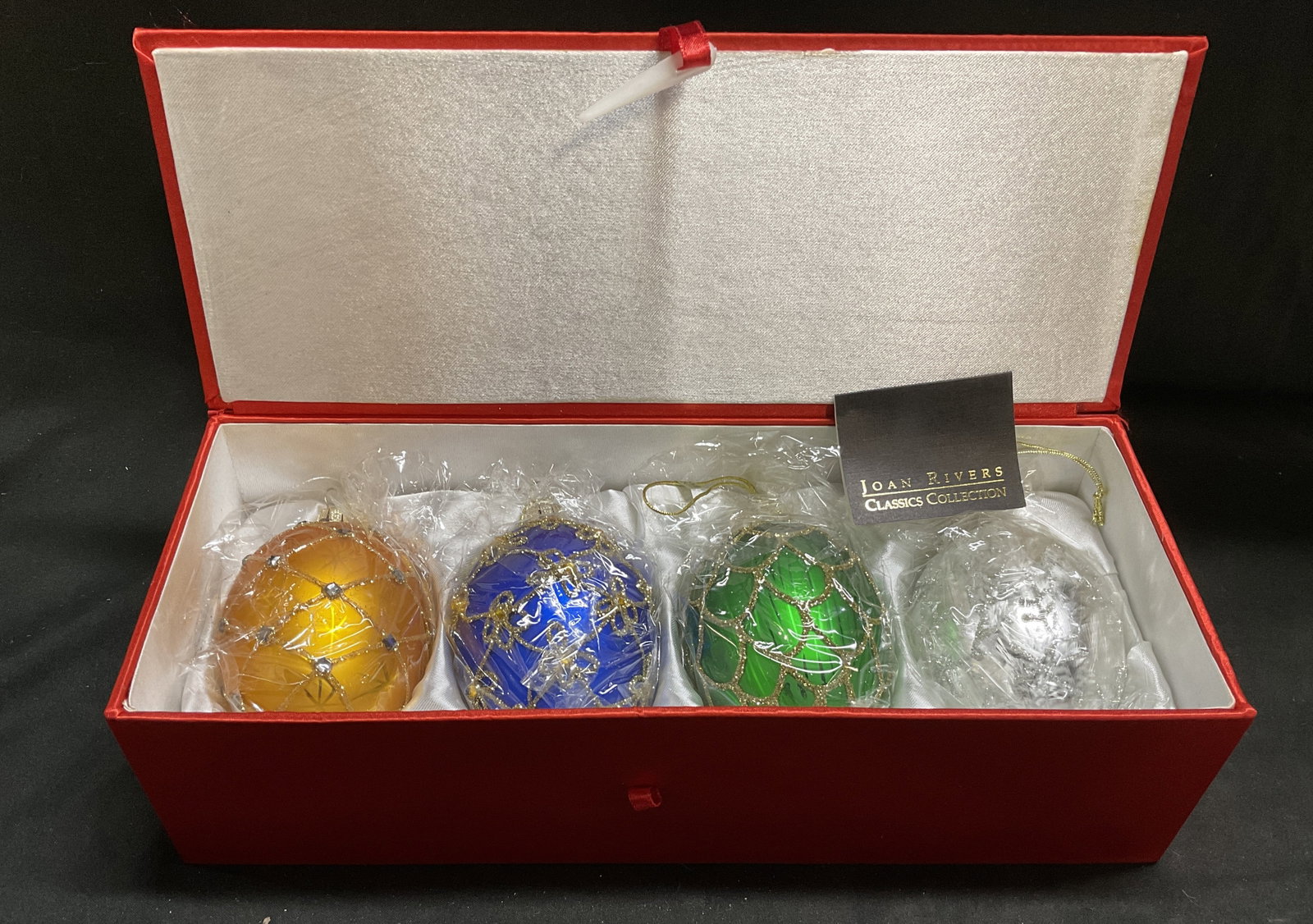 NIB Joan Rivers Classics Egg-Shaped Ornaments (1 of 6)
