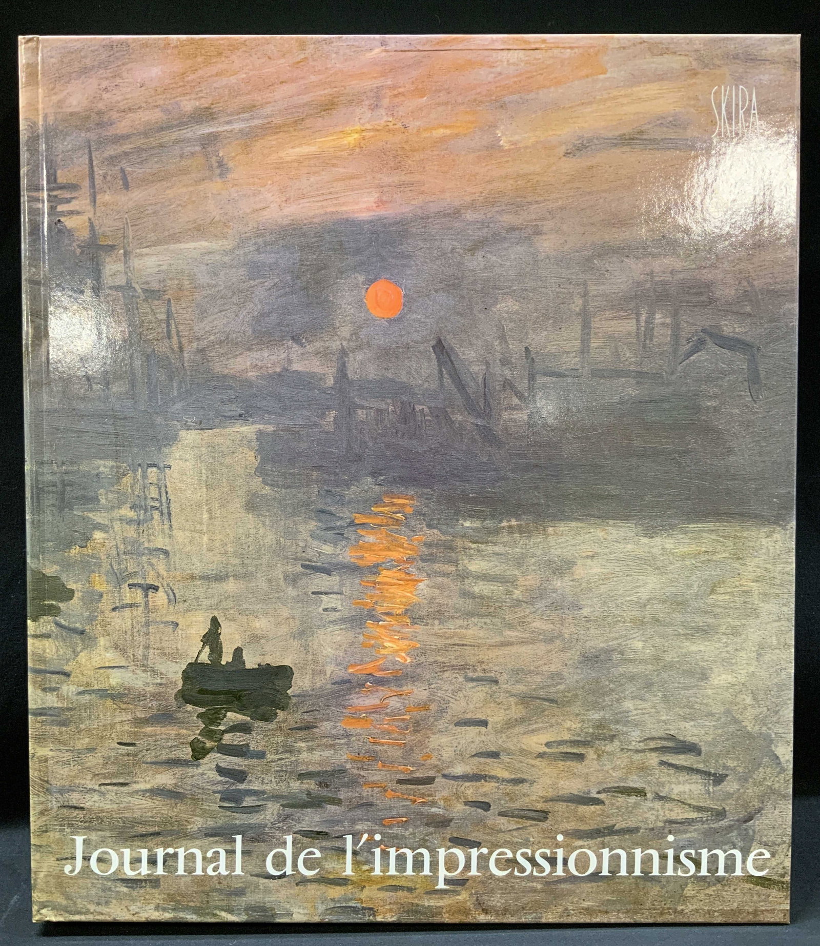 Vtg 1970 Journal de lImpressionisme Illus. Bk, FR: Vintage 1970 hardcover with protective case copy of Journal de lImpressionisme by Maurice and Arlette Blunden. Published in French by Editions dArte Albert Skira. 245 pgs. Comprehensive survey of the 