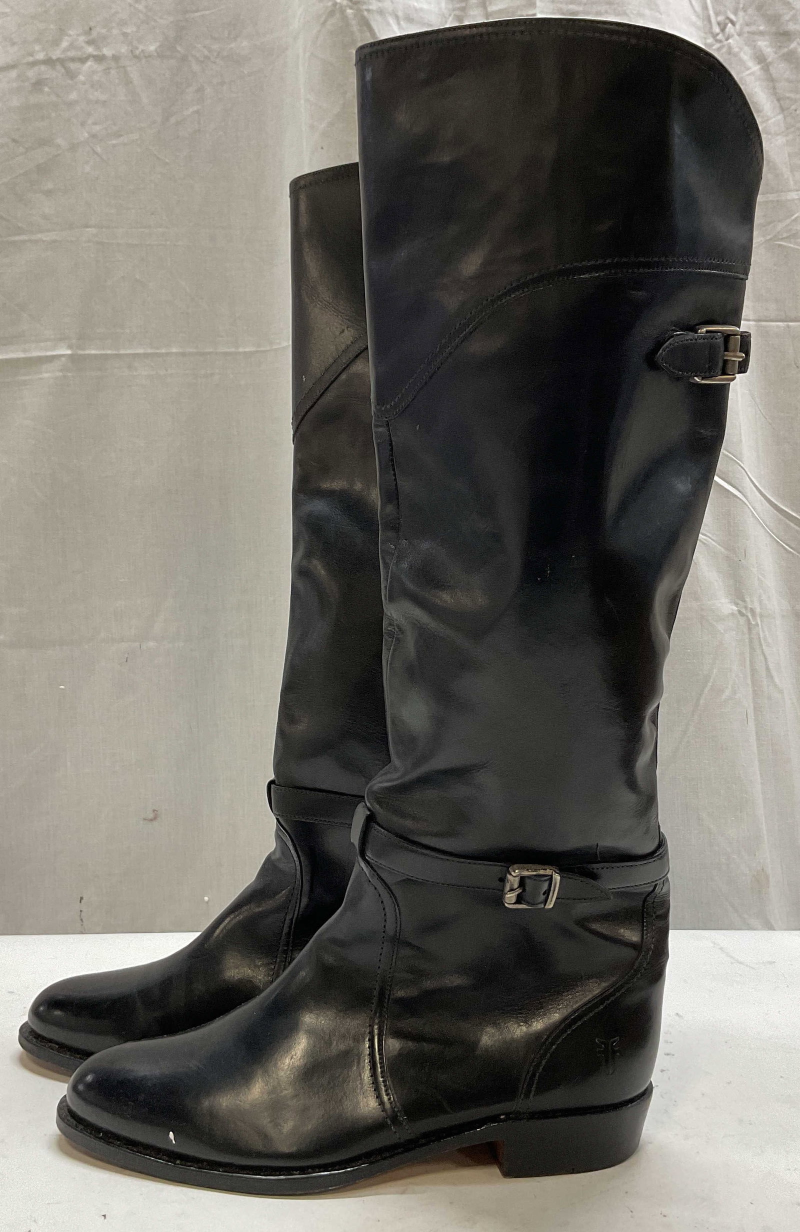 Frye Dorado Black Riding Boots Spain (1 of 11)