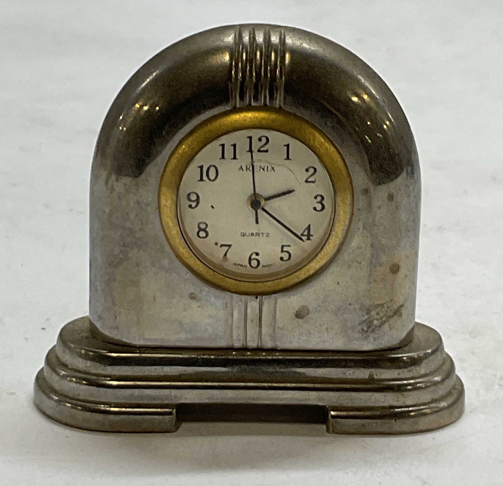 Arenix Metal Miniature Clock Japan (1 of 7)