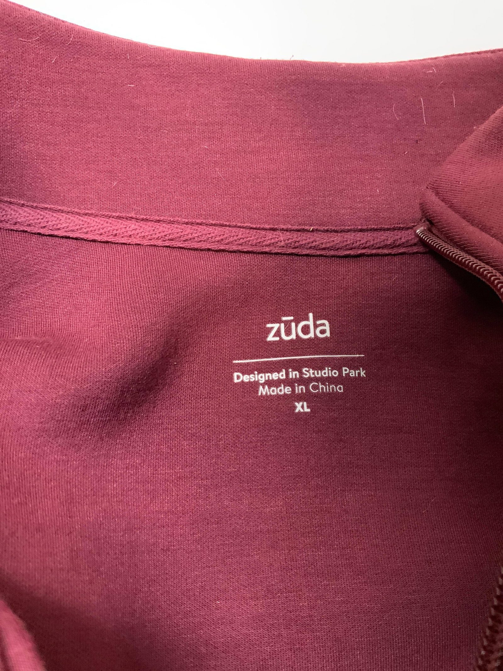Zuda belted scuba zip front jacket - 5