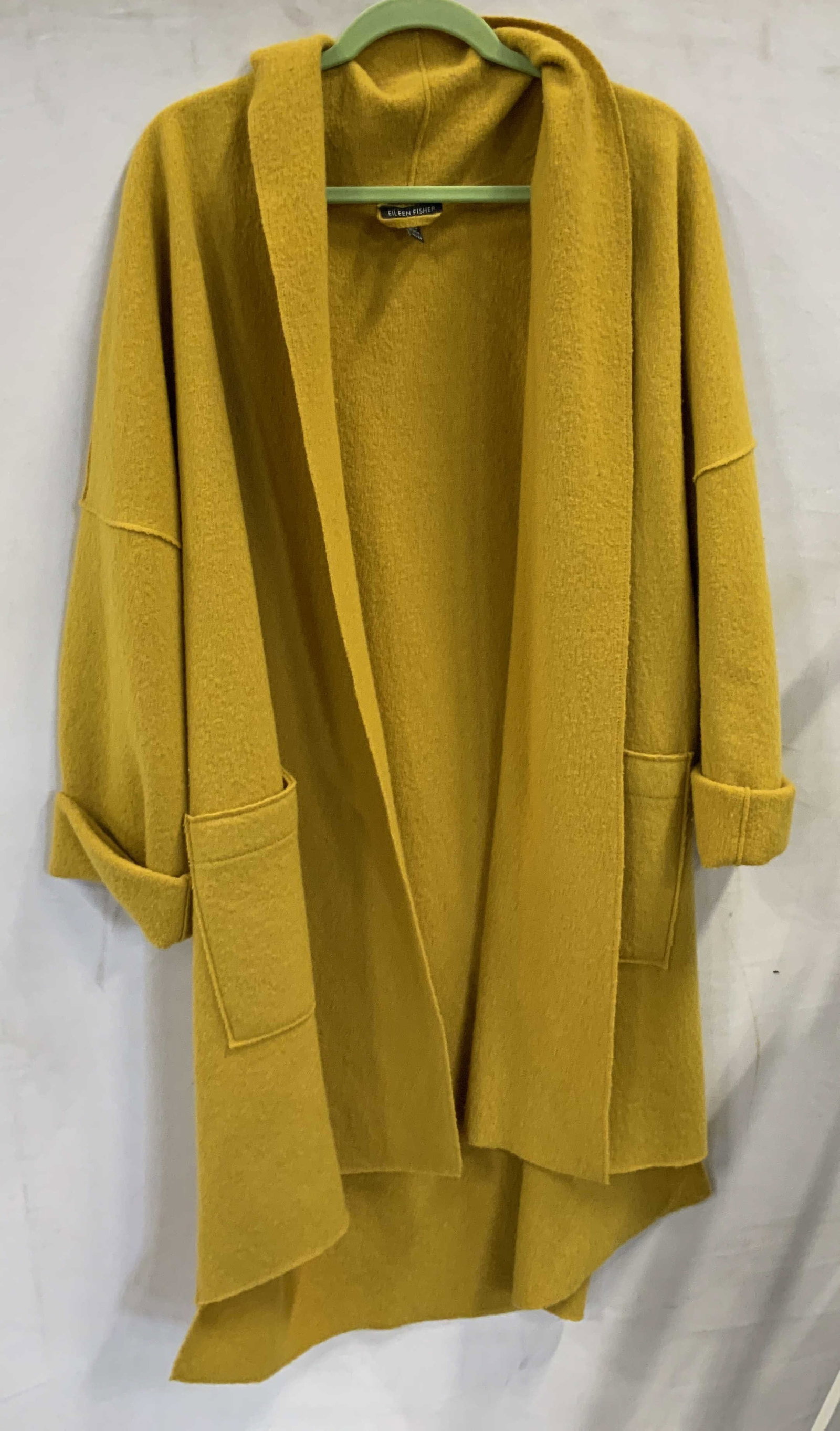 Eileen Fisher boiled wool kimono coat (1 of 6)