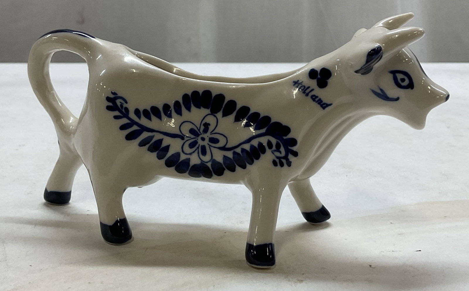 Delft Ceramic Hand Painted Cow Creamer Holland (1 of 9)