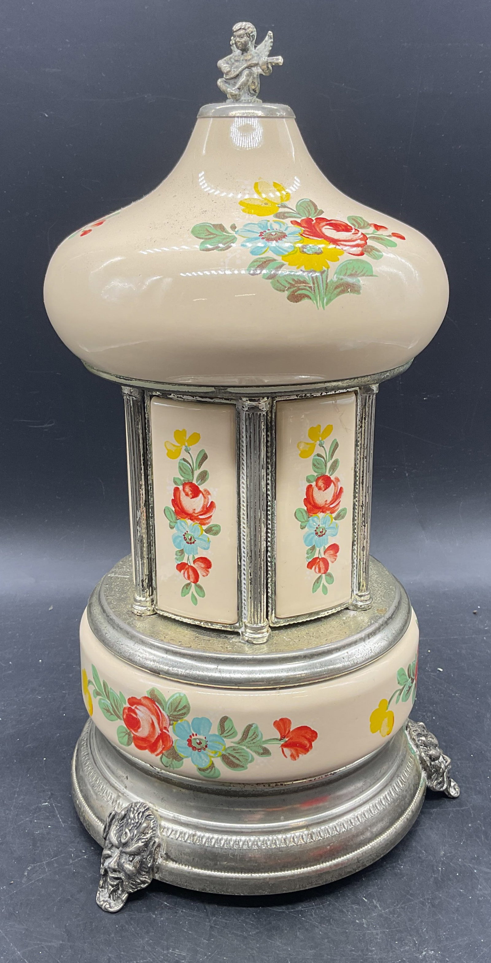 Vintage Reuge Musical Lipstick Carousel (1 of 7)
