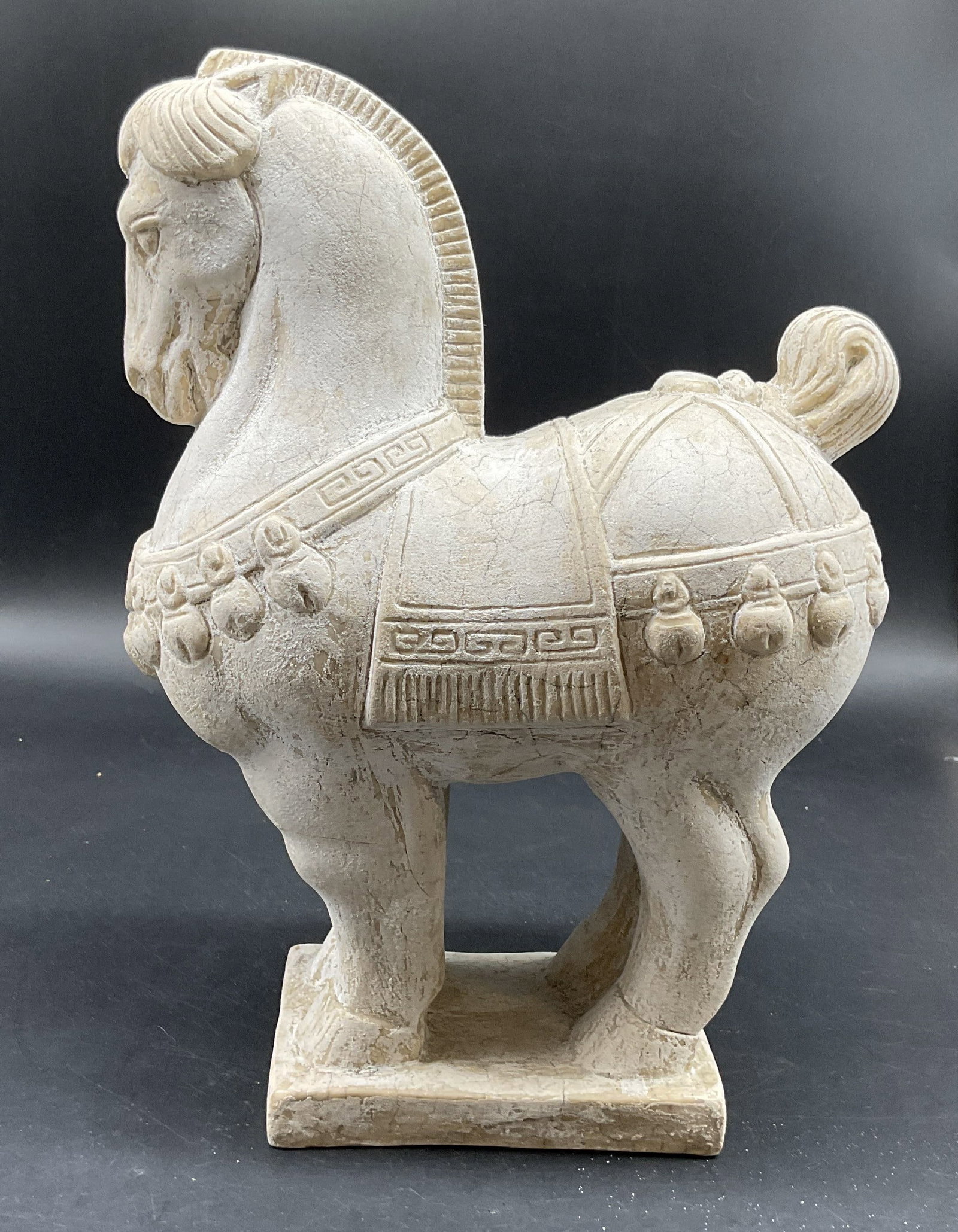 Tang Style White Horse Sculpture (1 of 9)