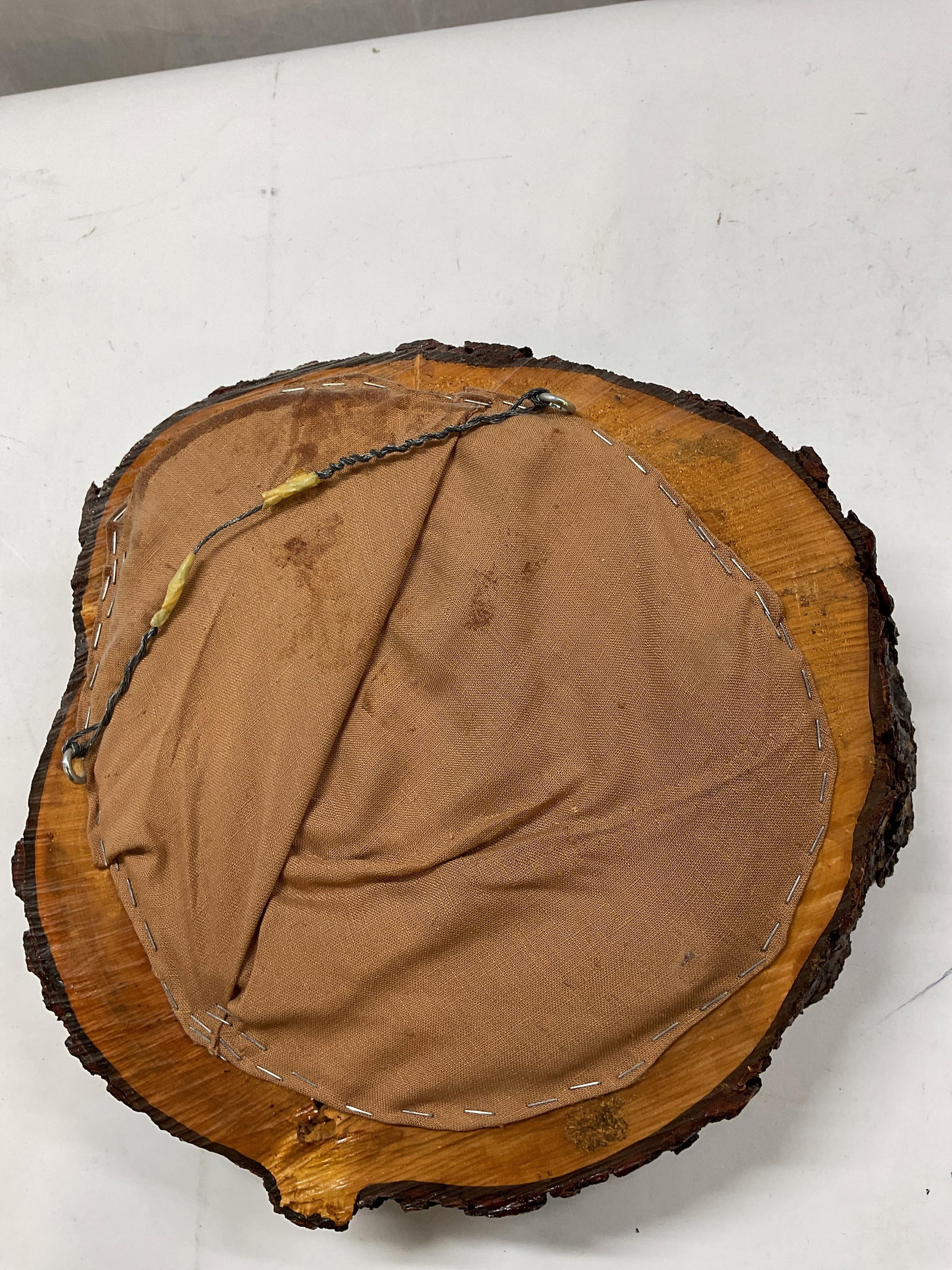 Rustic Hollow Log Live Edge Mirror - 12