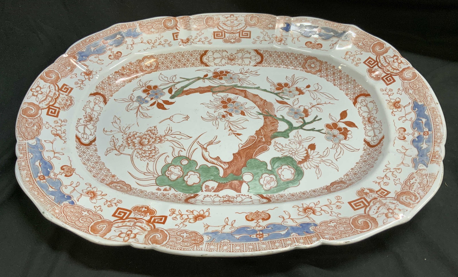 C1830 Large Masons Ironstone Transferware Pl (1 of 13)