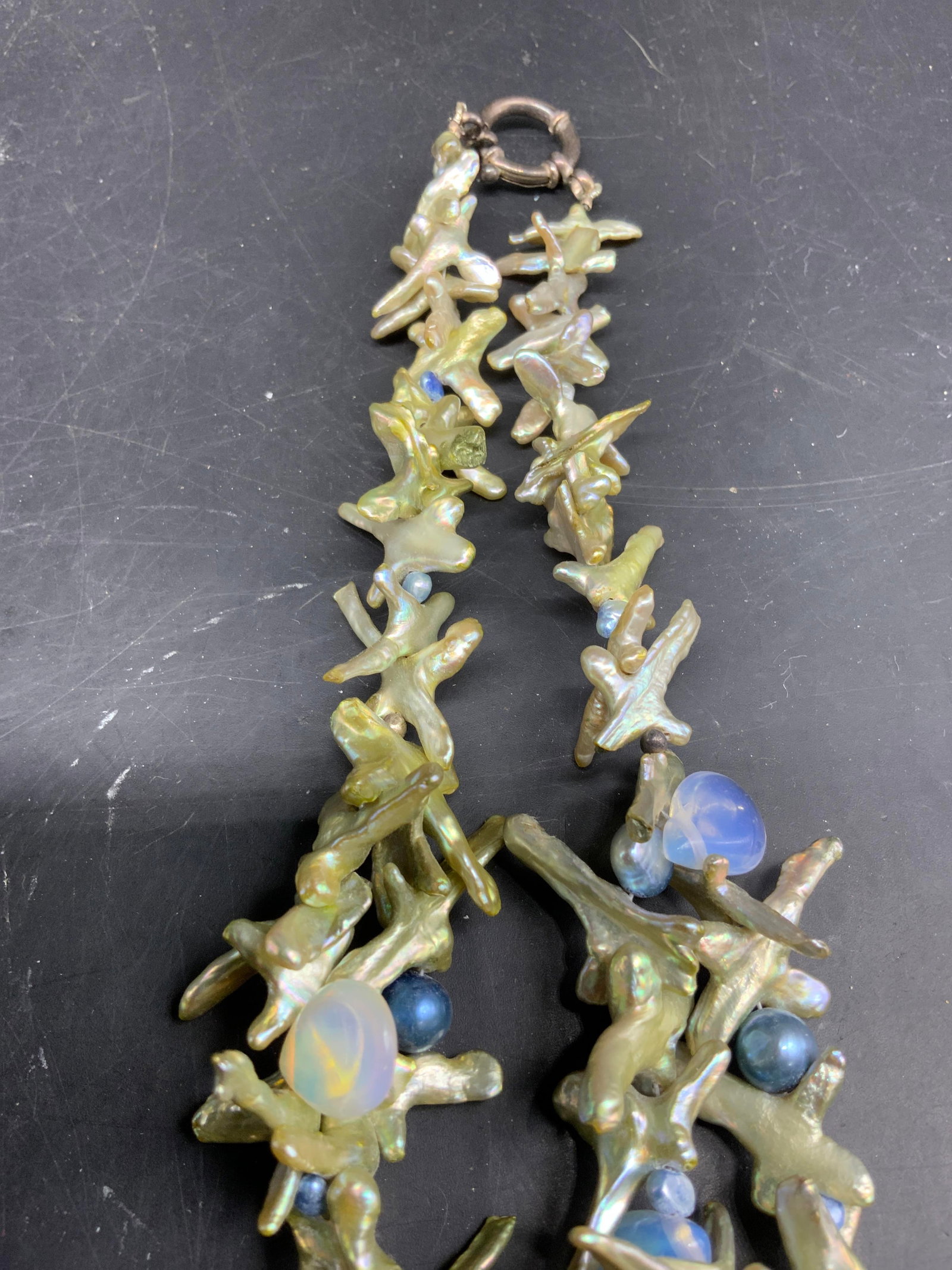 Statement Necklace Baroque Fresh Water Pearls - 4