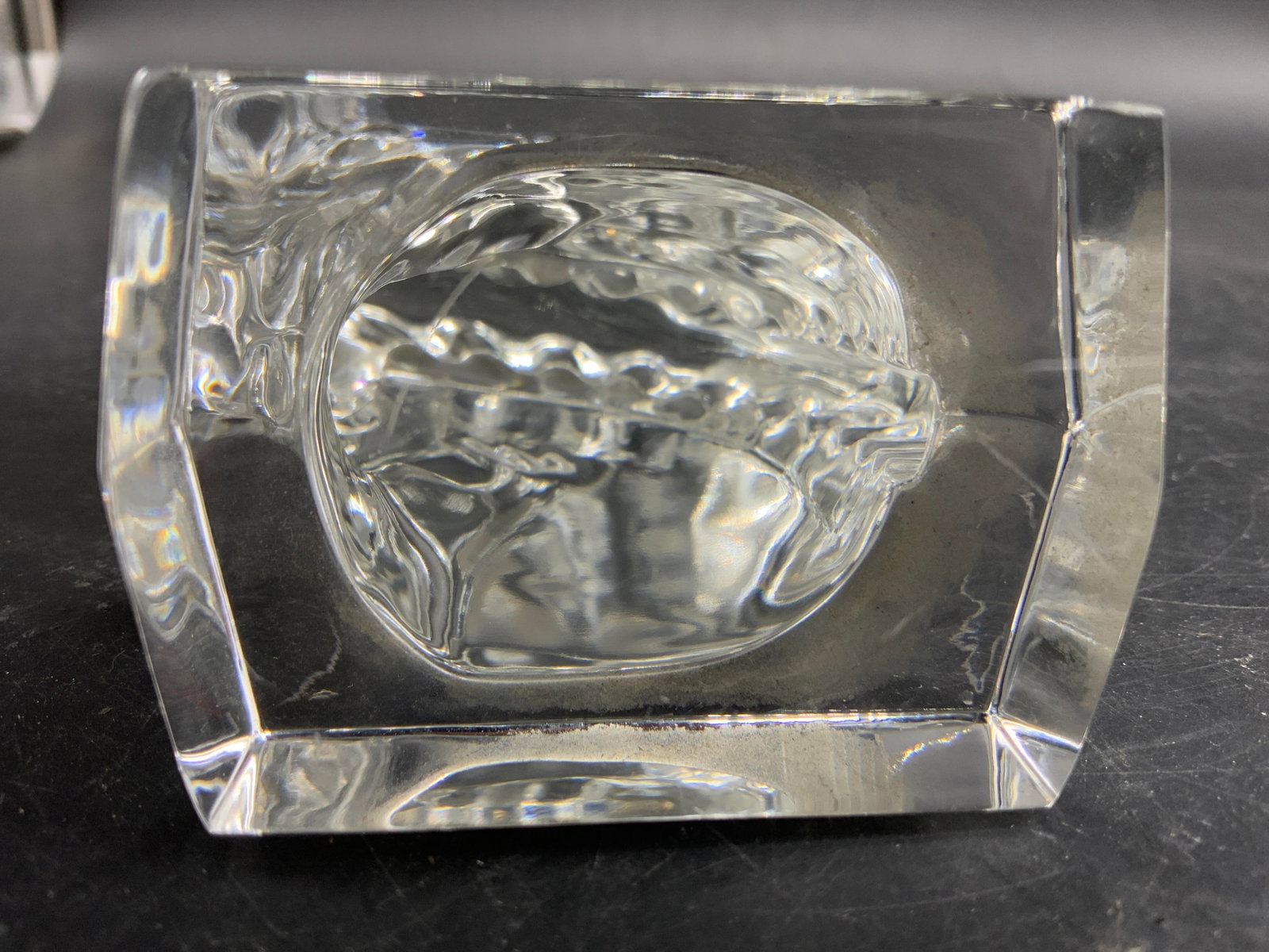 Sgnd Steuben Solid Crystal Horse Head - 7