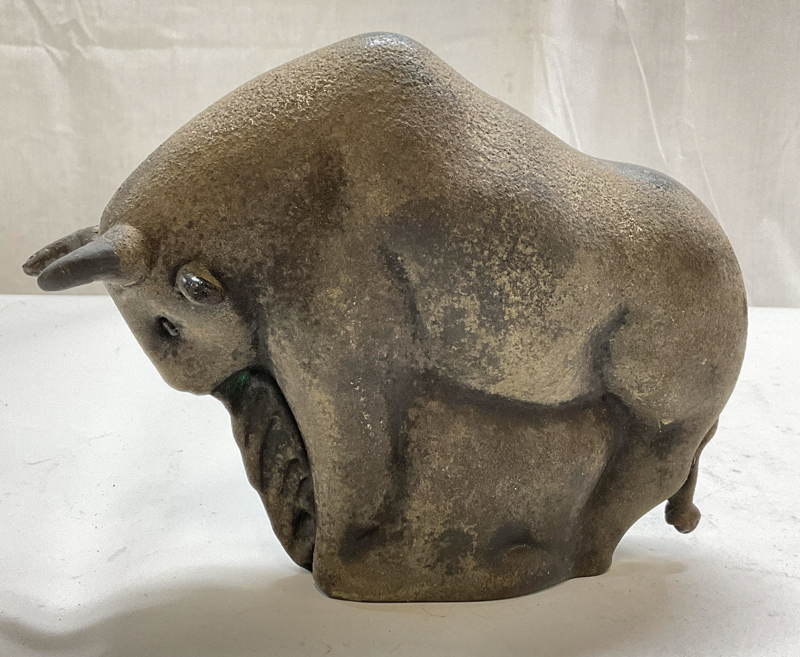 Vintage Ceramic Bull Figure (1 of 9)
