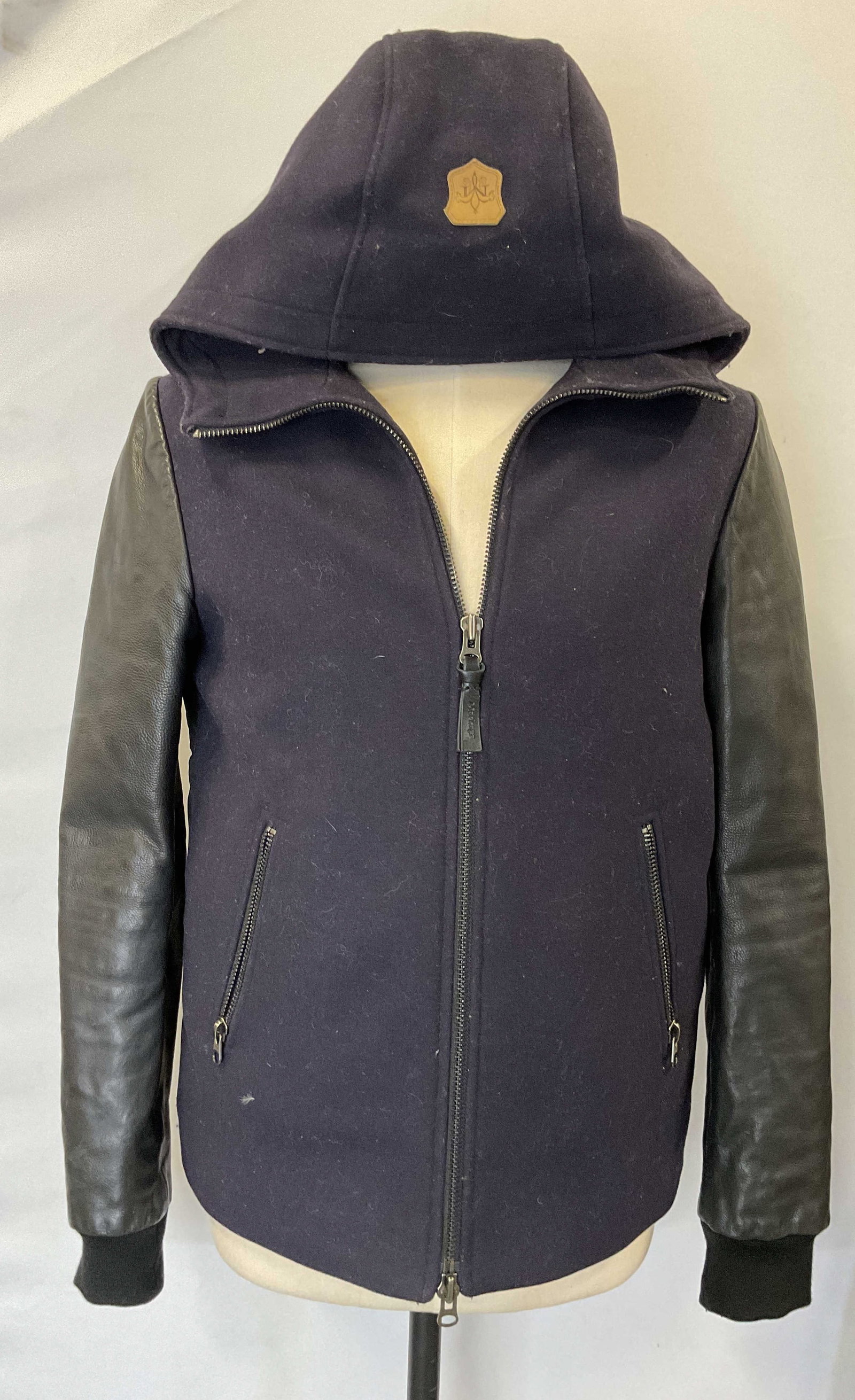 Vntg MACKAGE mixed media jacket (1 of 7)