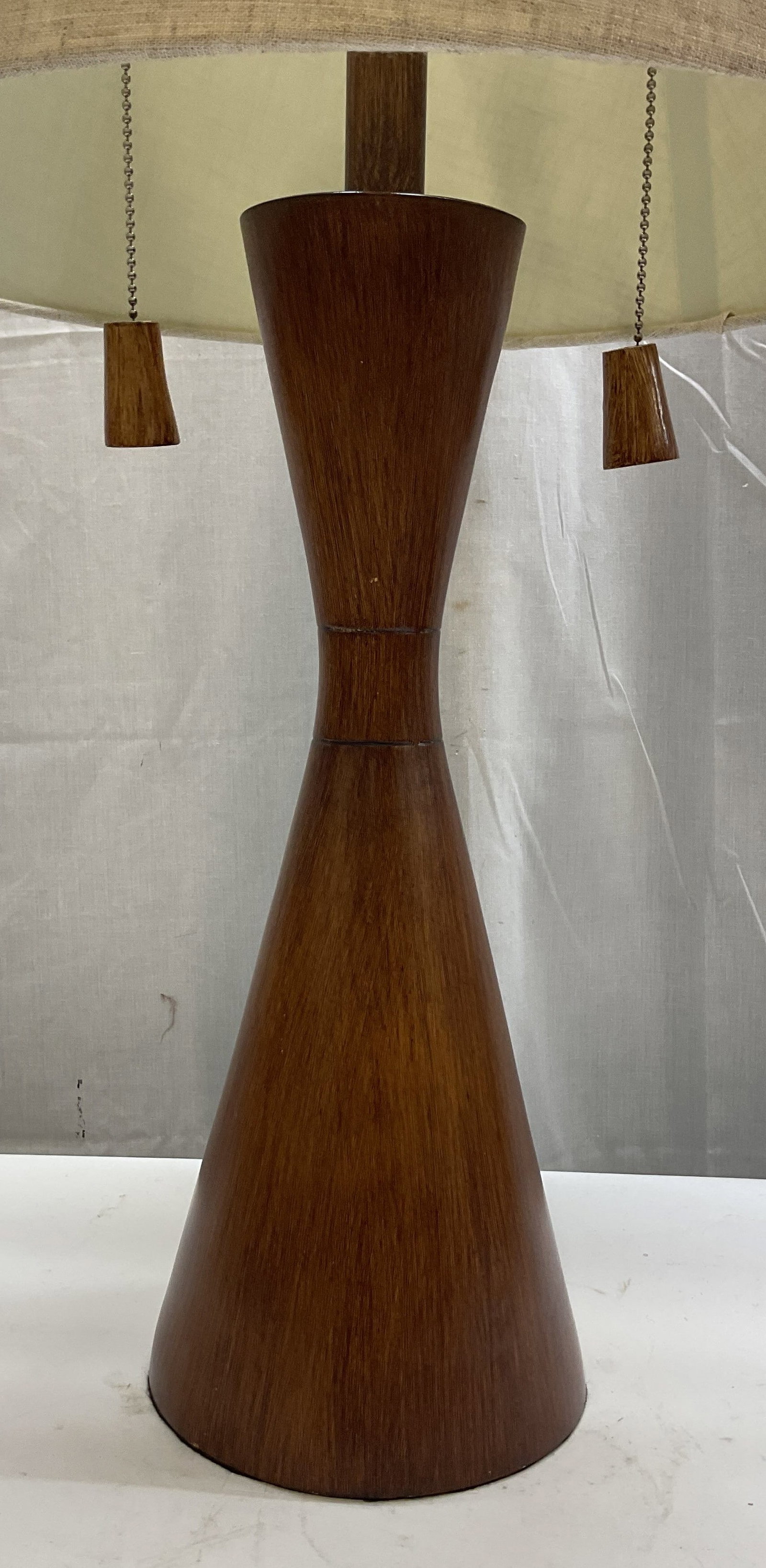 Possini Euro Omar Modern Hourglass Table Lamp W Shade (1 of 8)