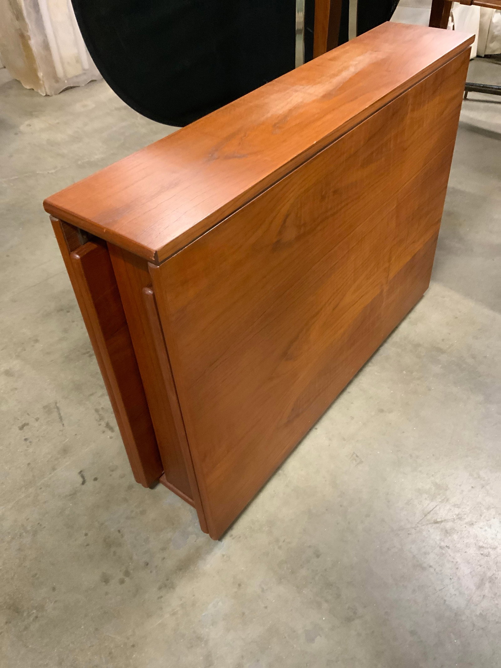 MCM Teak Drop Leaf Dining Table - 12
