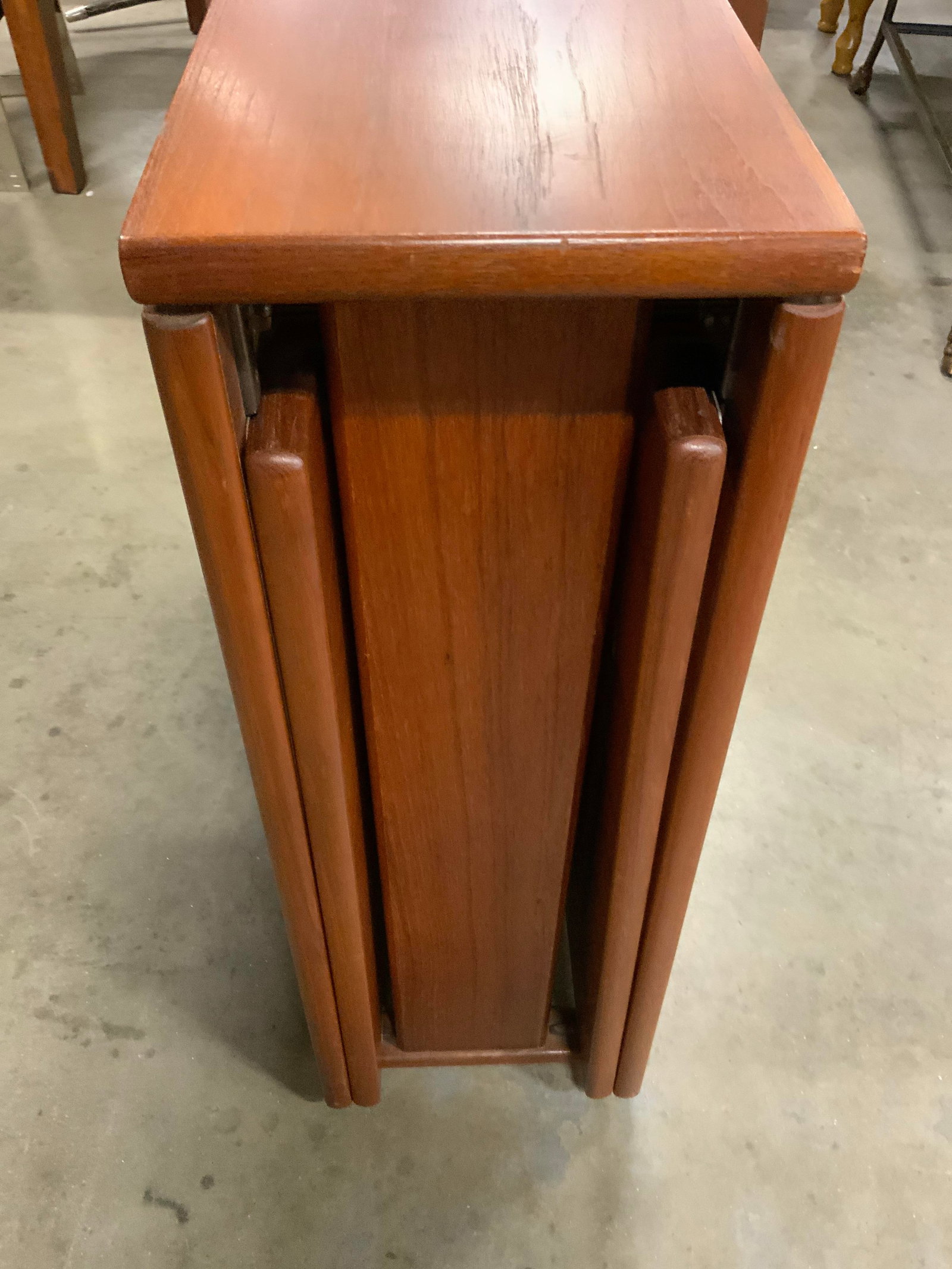 MCM Teak Drop Leaf Dining Table - 13