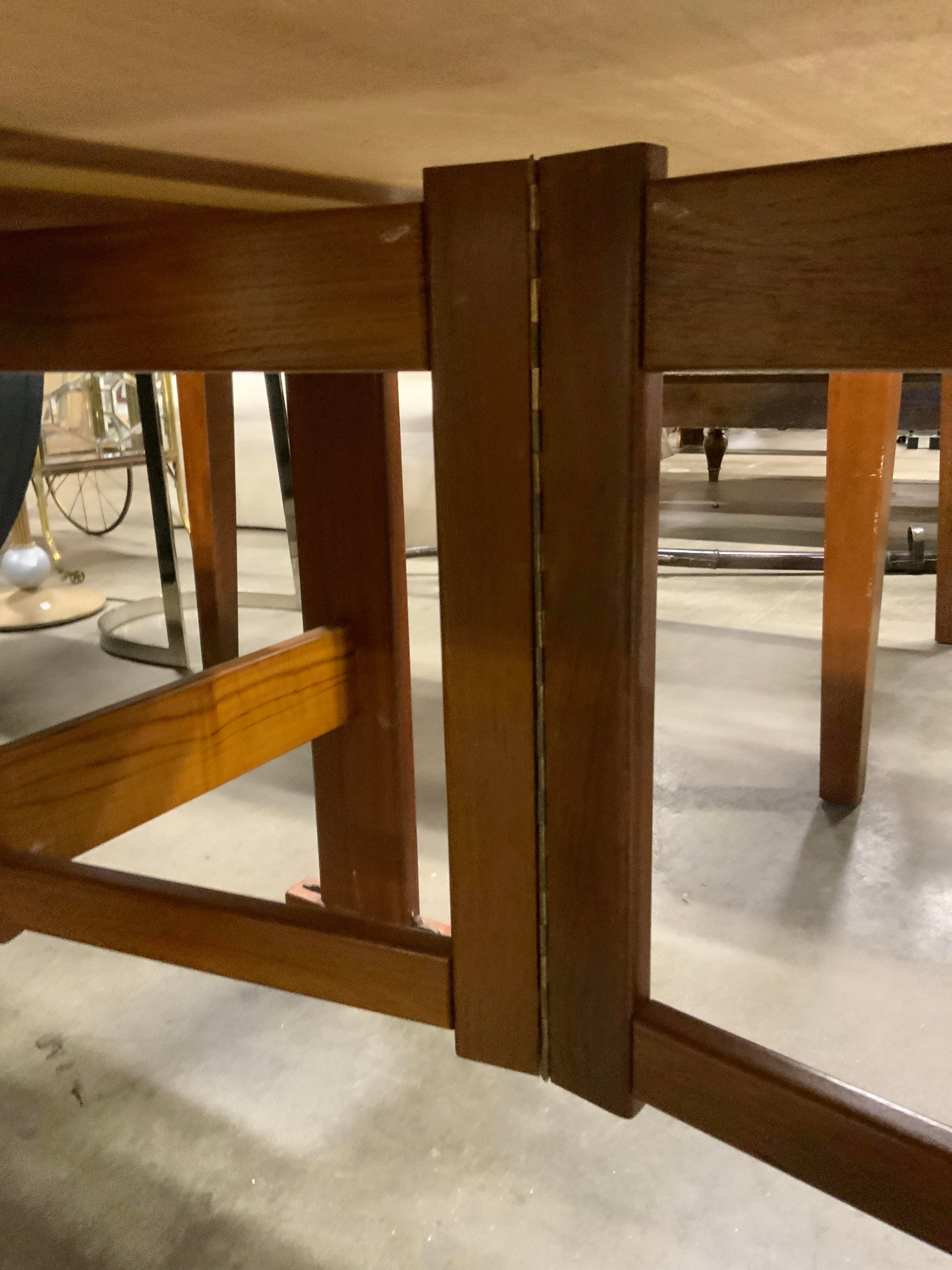 MCM Teak Drop Leaf Dining Table - 8