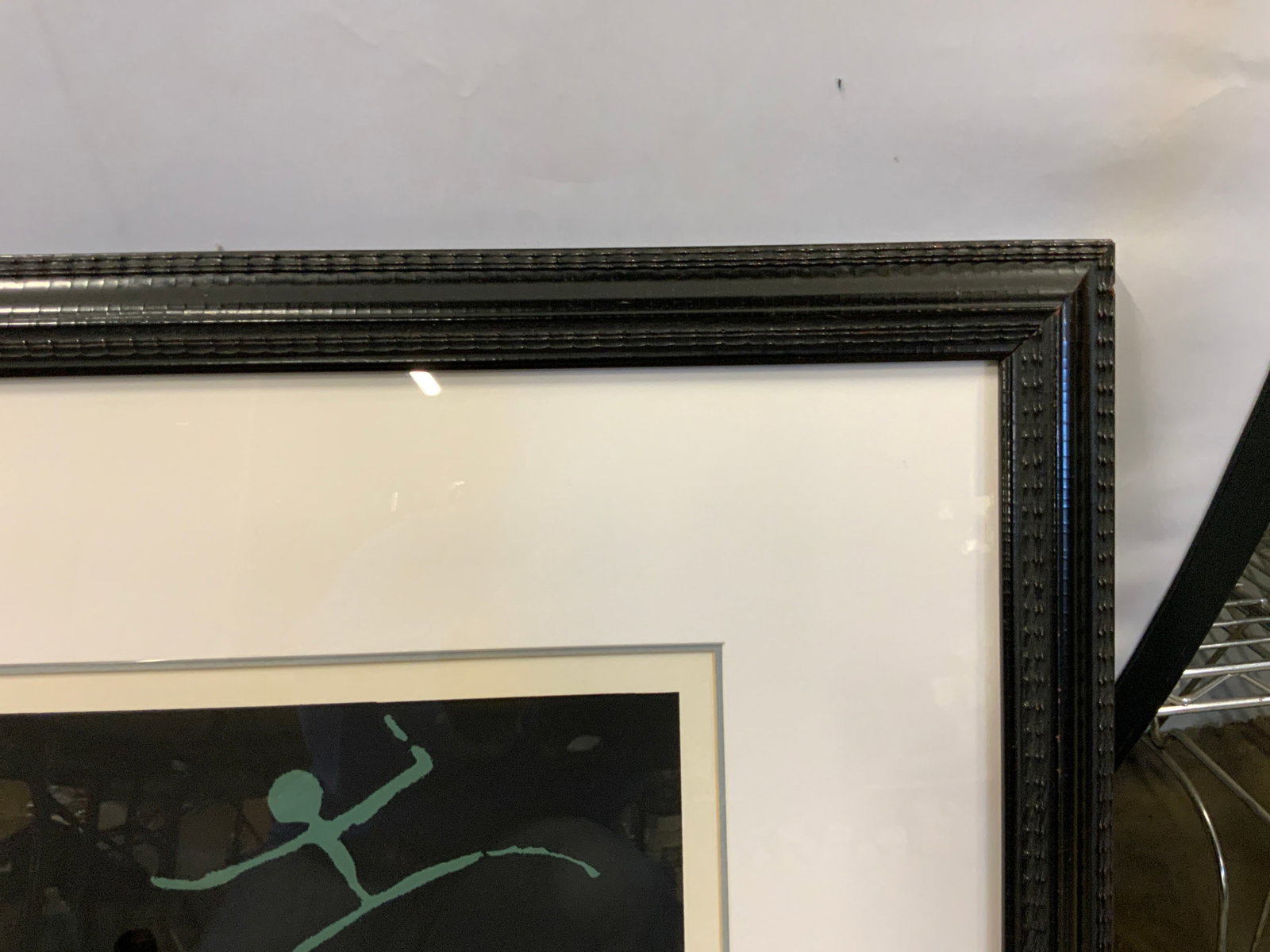 Vtg 4 Panel Abstract Silkscreen Framed - 4